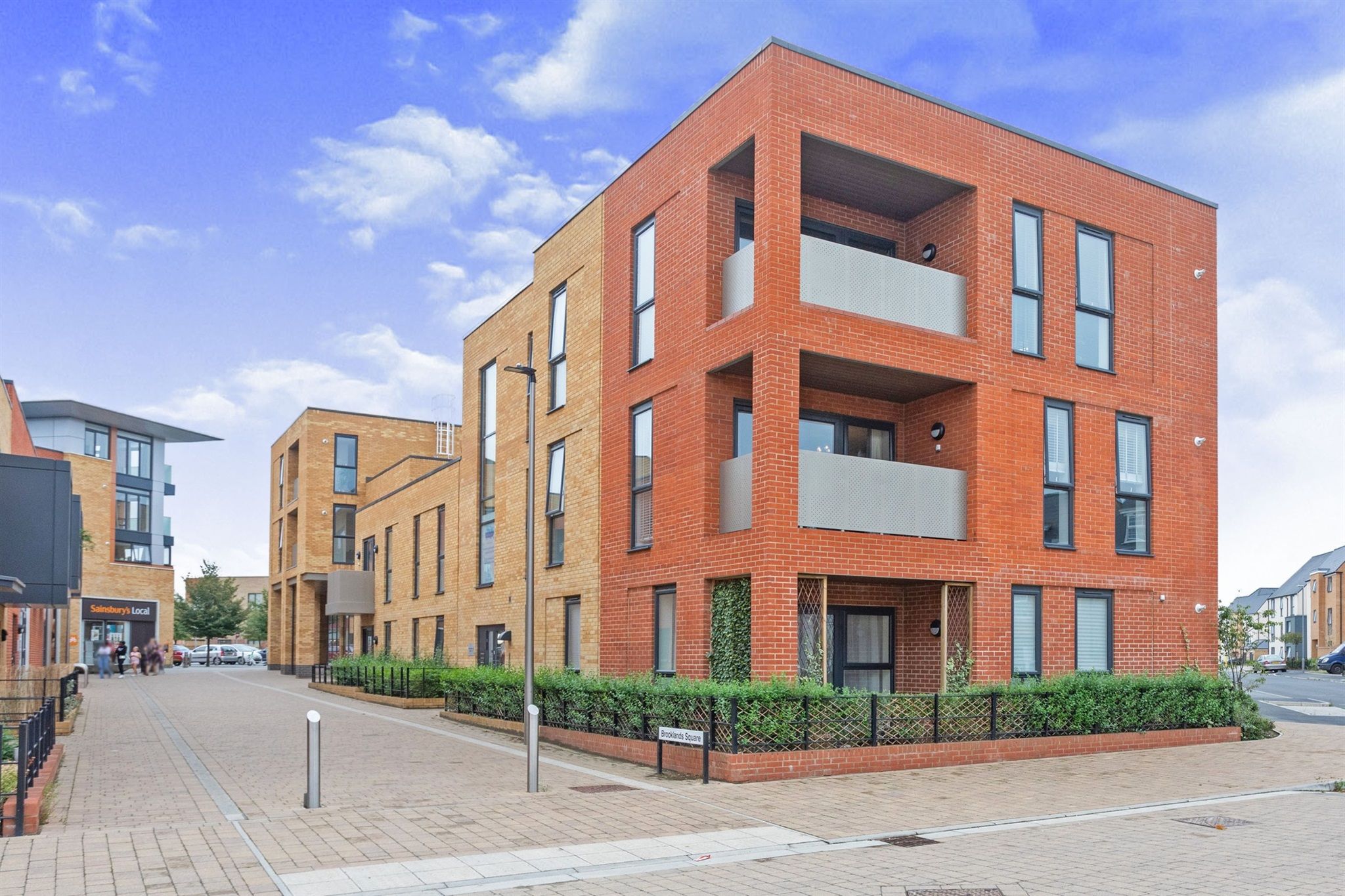 2 bed flat for sale in Brooklands Square, Brooklands, Milton Keynes