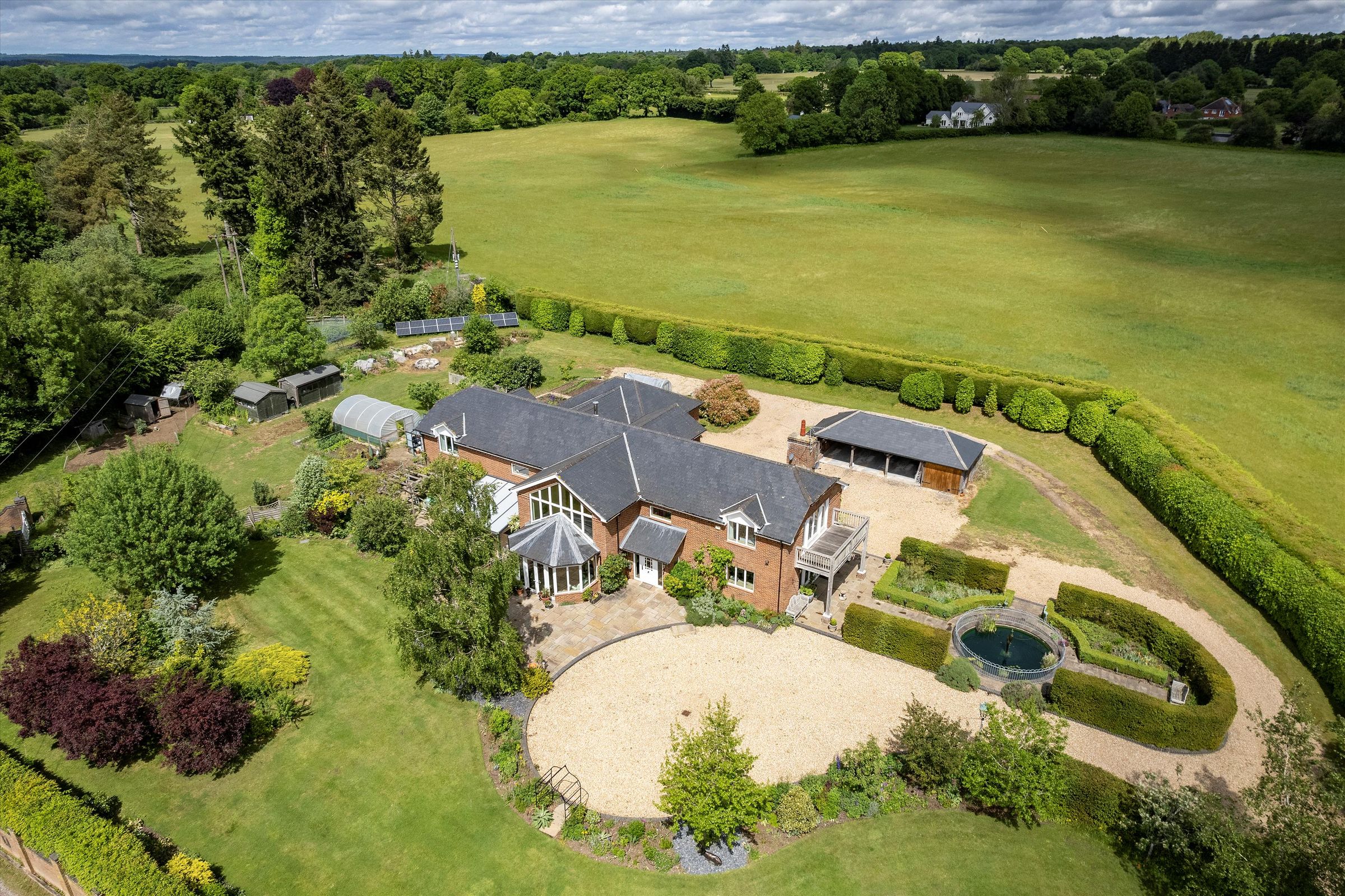 6 bed detached house for sale in Passfield Road, Passfield, Liphook