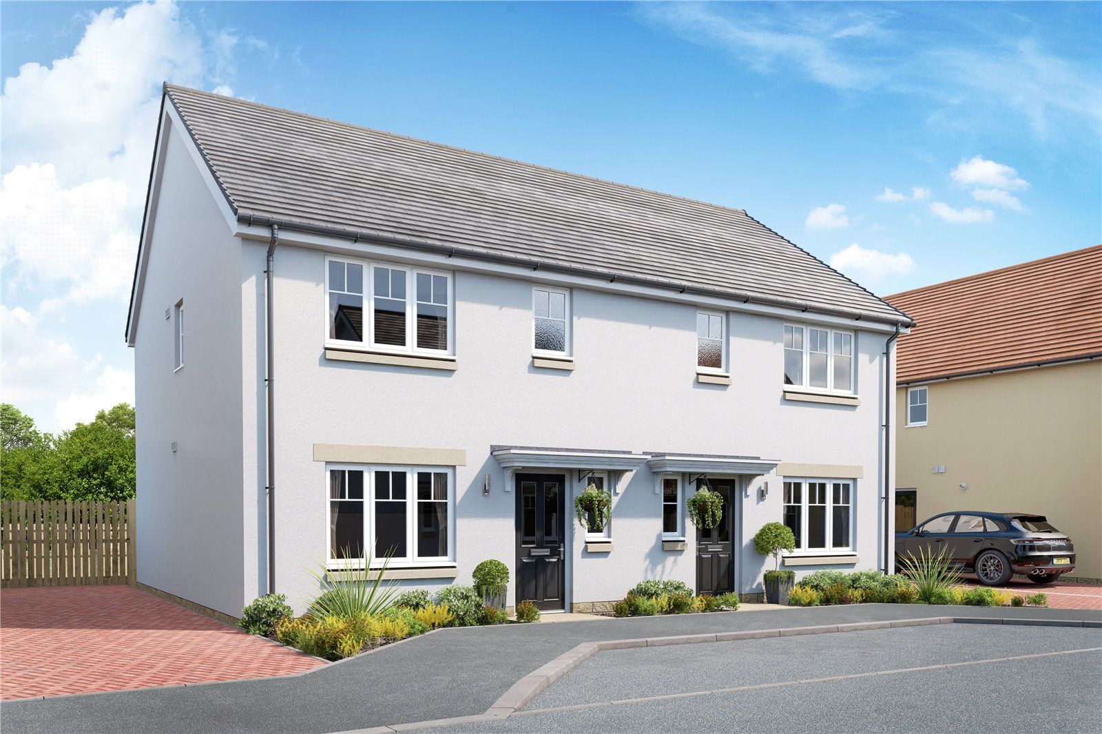New home, 3 bed semidetached house for sale in Penston Landing, Main