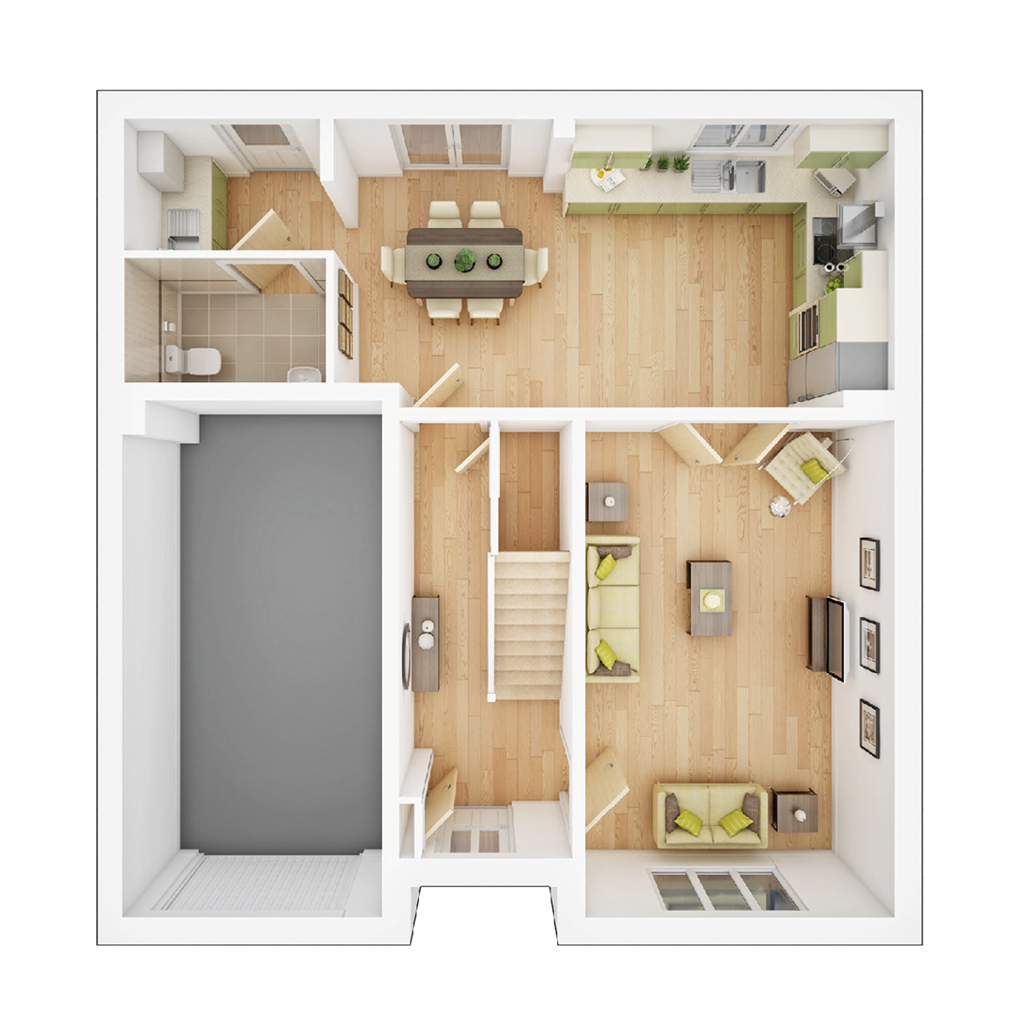 New home, 4 bed detached house for sale in "The Wortham Plot 17" at