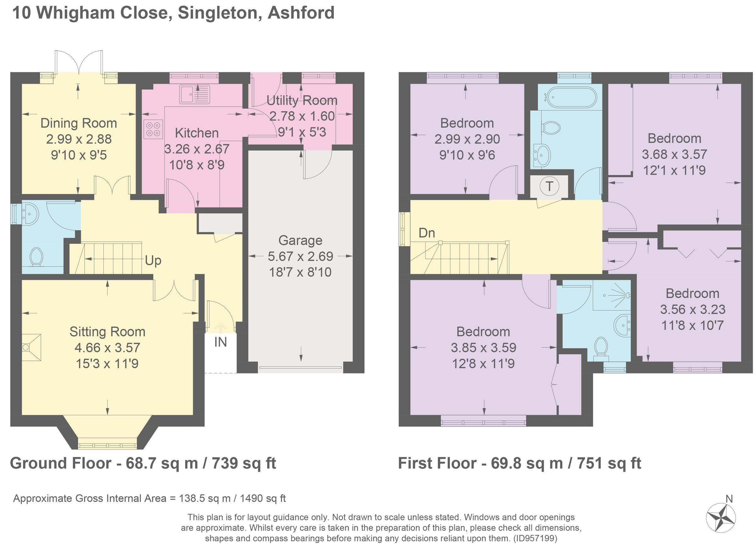 4 bed detached house for sale in Whigham Close, Ashford TN23 Zoopla