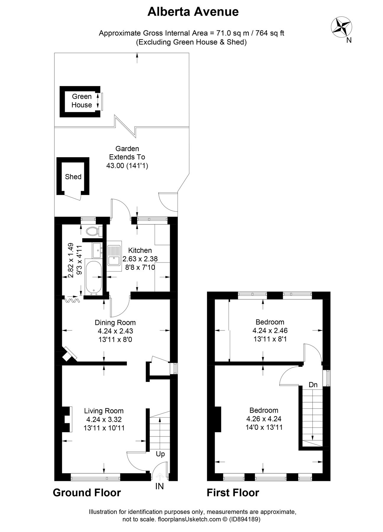 2 bed end terrace house for sale in Alberta Avenue, Cheam, Sutton SM1