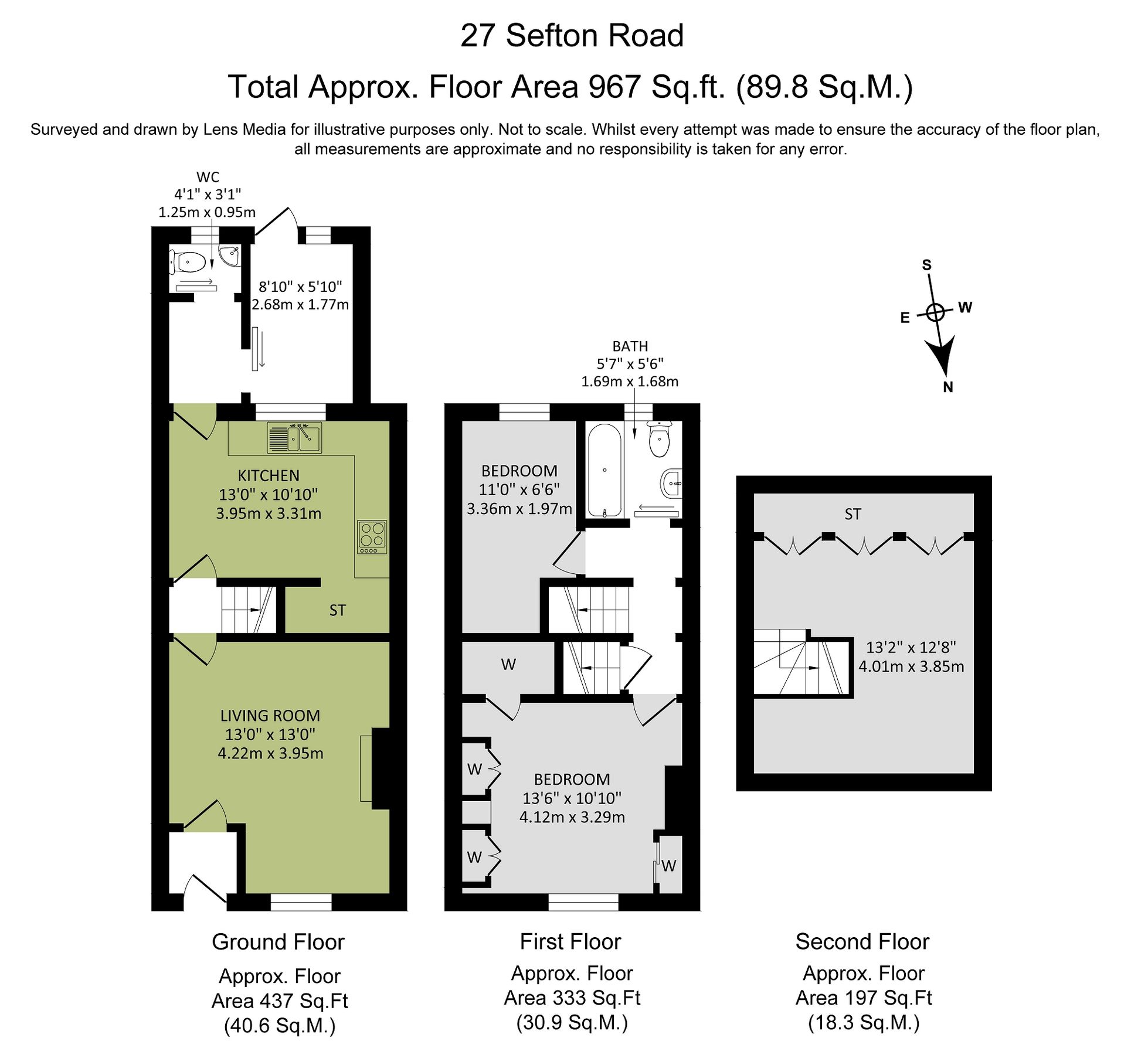 3 bed terraced house for sale in Sefton Road, Orrell, Wigan, Greater