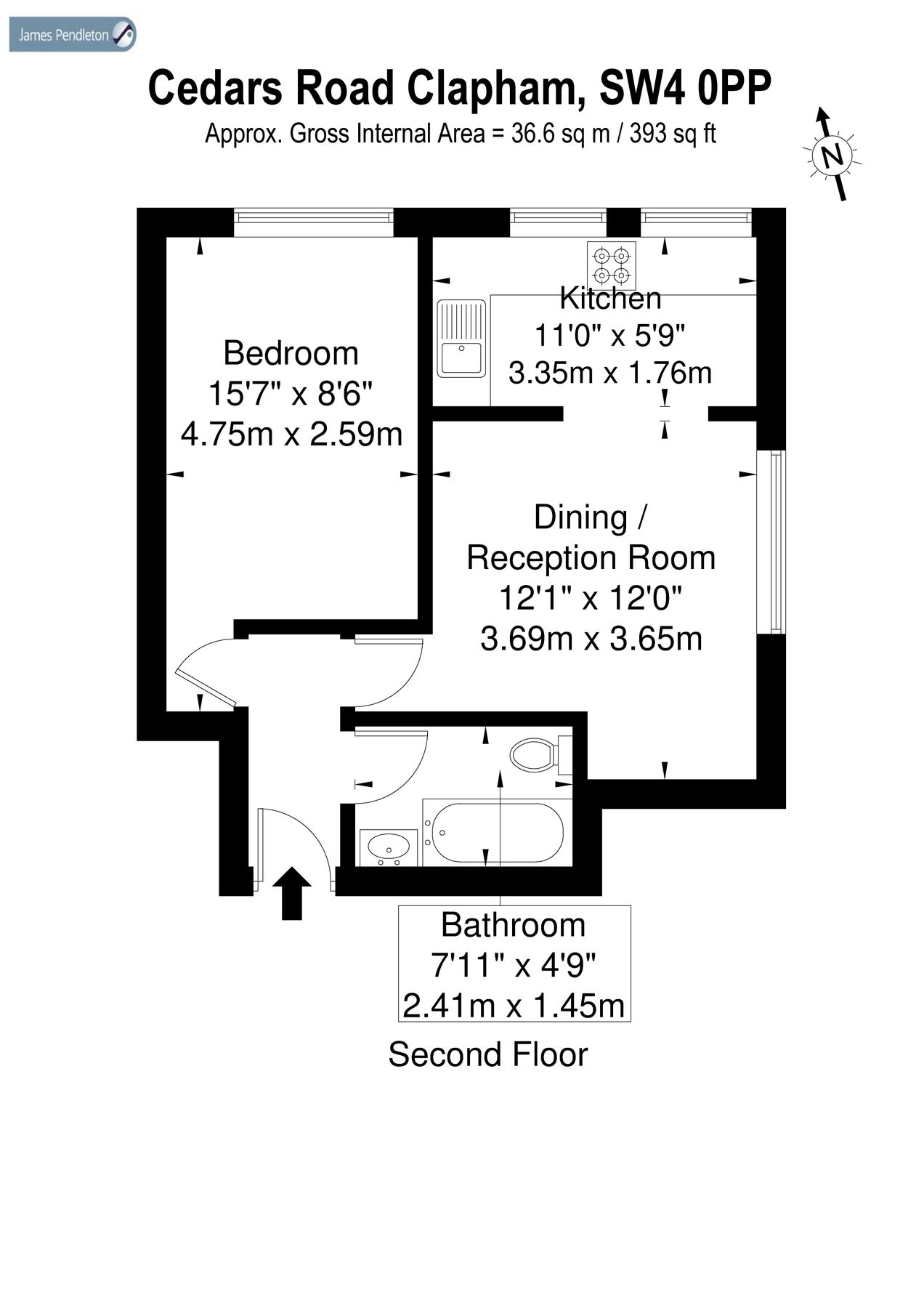1 bed flat for sale in Cedars Road, Clapham, London SW4 Zoopla