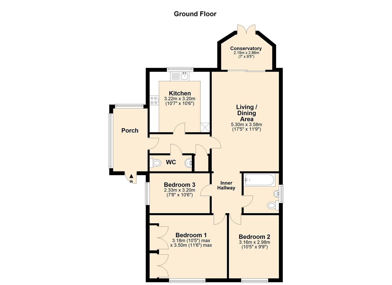 3 bed detached bungalow for sale in Derwent Road, Leighton Buzzard LU7