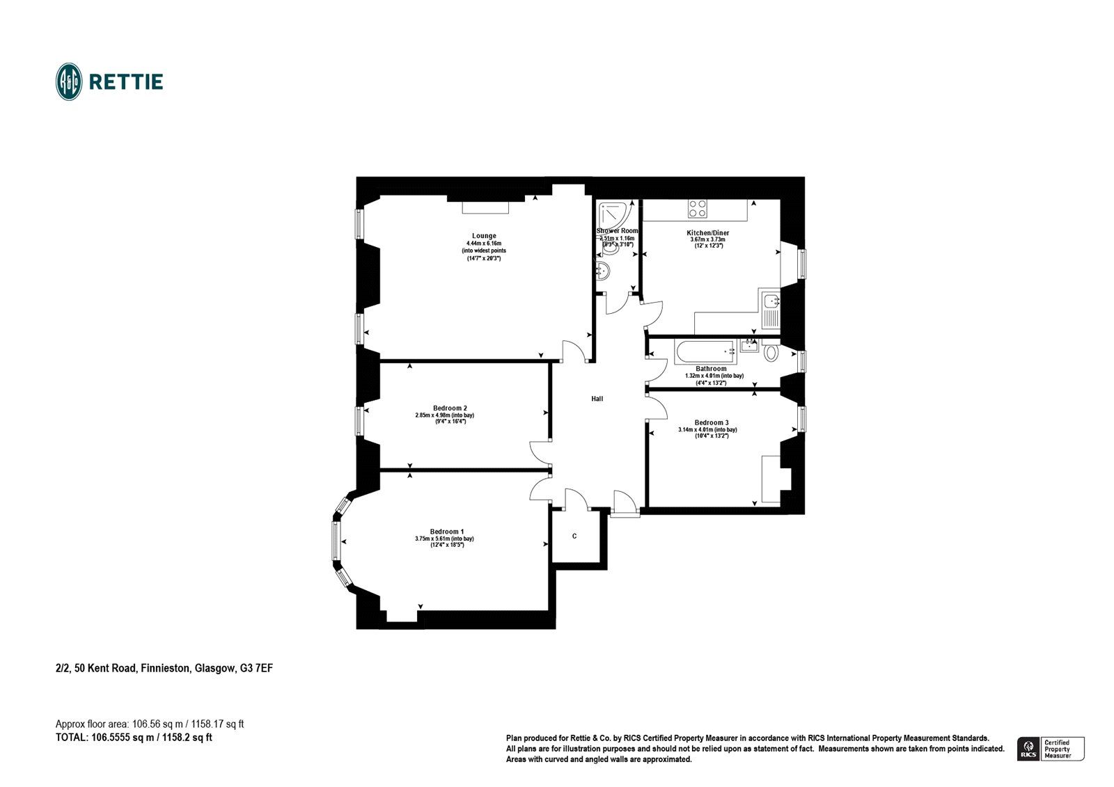 3 bed flat for sale in Kent Road, Finnieston, Glasgow G3 Zoopla