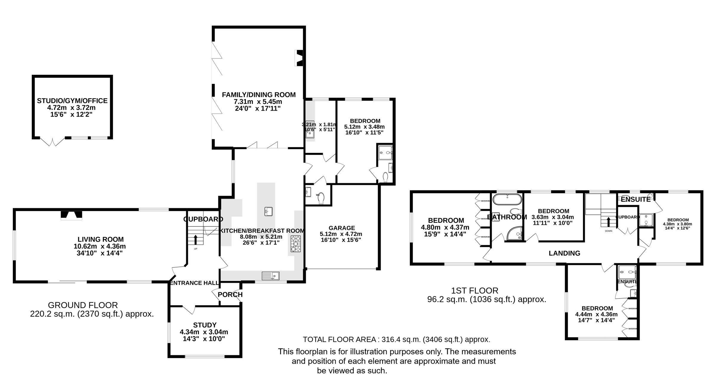 5 bed detached house for sale in Kimpton Bottom, Kimpton, Hertfordshire