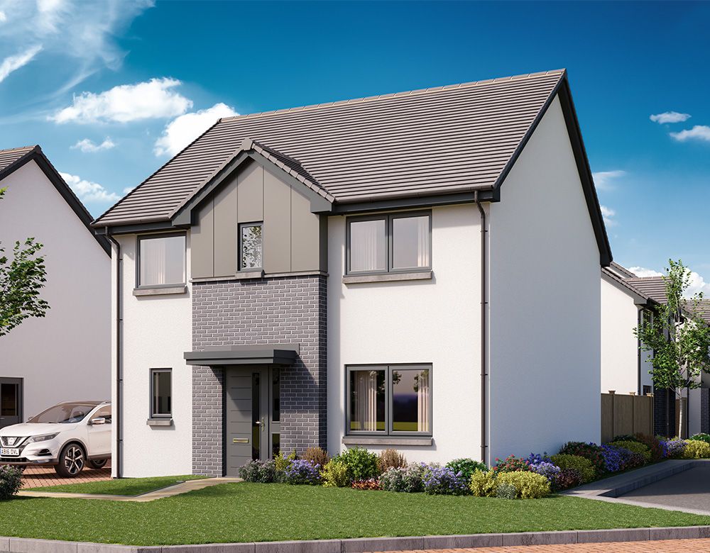 New home, 4 bed detached house for sale in Gartferry Road, Chryston