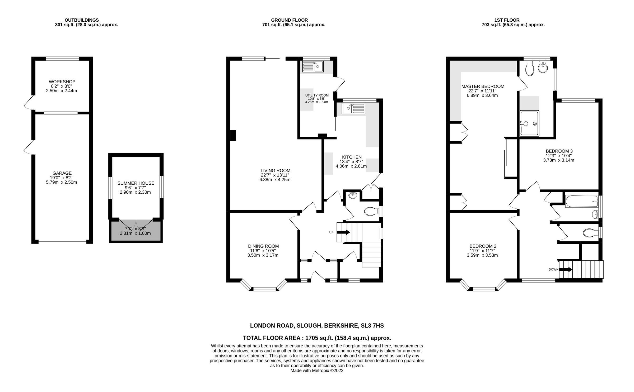 3 bed detached house for sale in London Road, Langley, Berkshire SL3