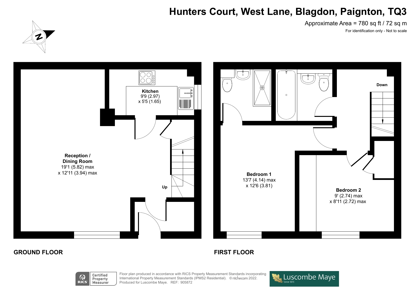 2 bed terraced house for sale in West Lane, Blagdon, Paignton TQ3 Zoopla