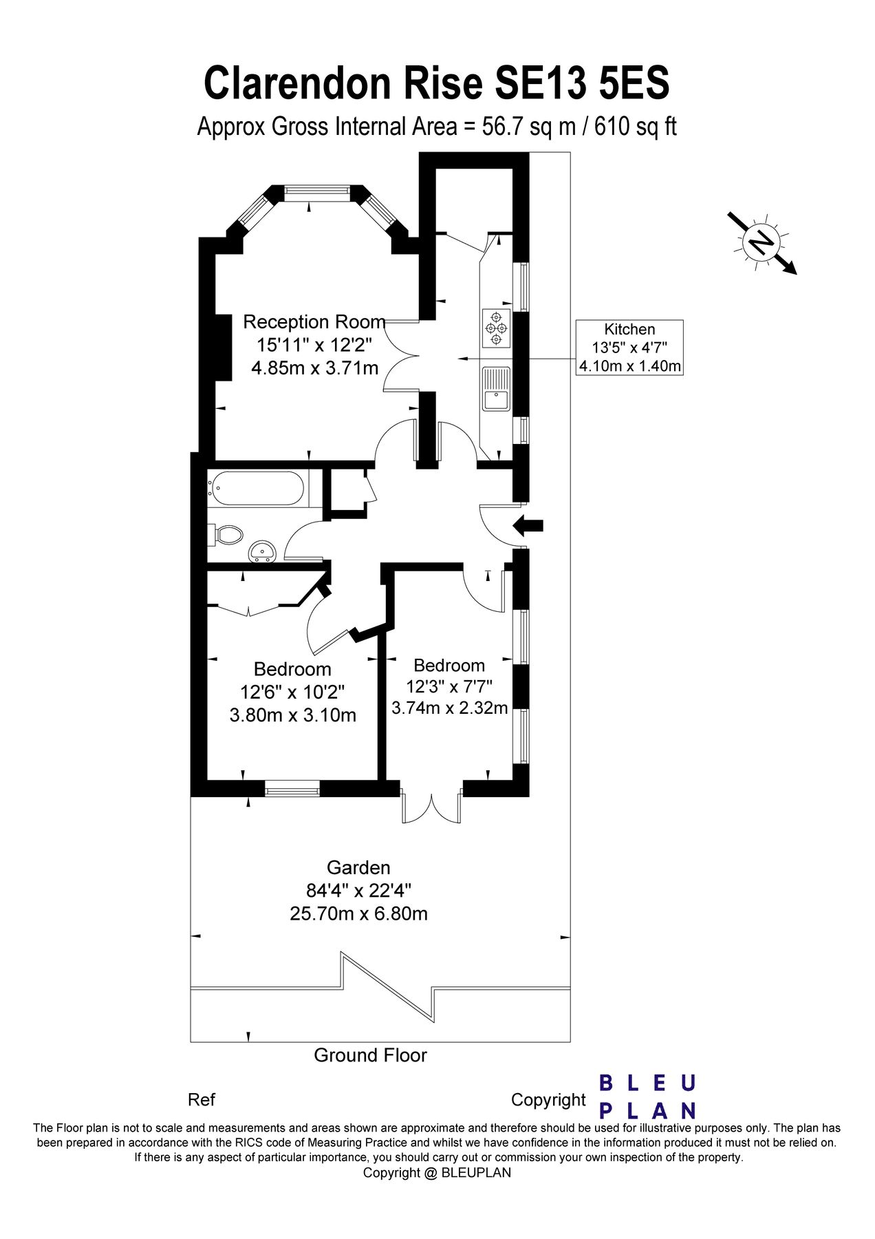 2 bed flat to rent in Clarendon Rise, London SE13 Zoopla