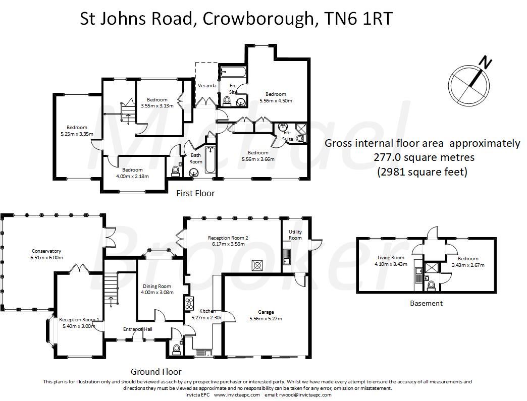 5 bed detached house for sale in St Johns Road, Crowborough, East