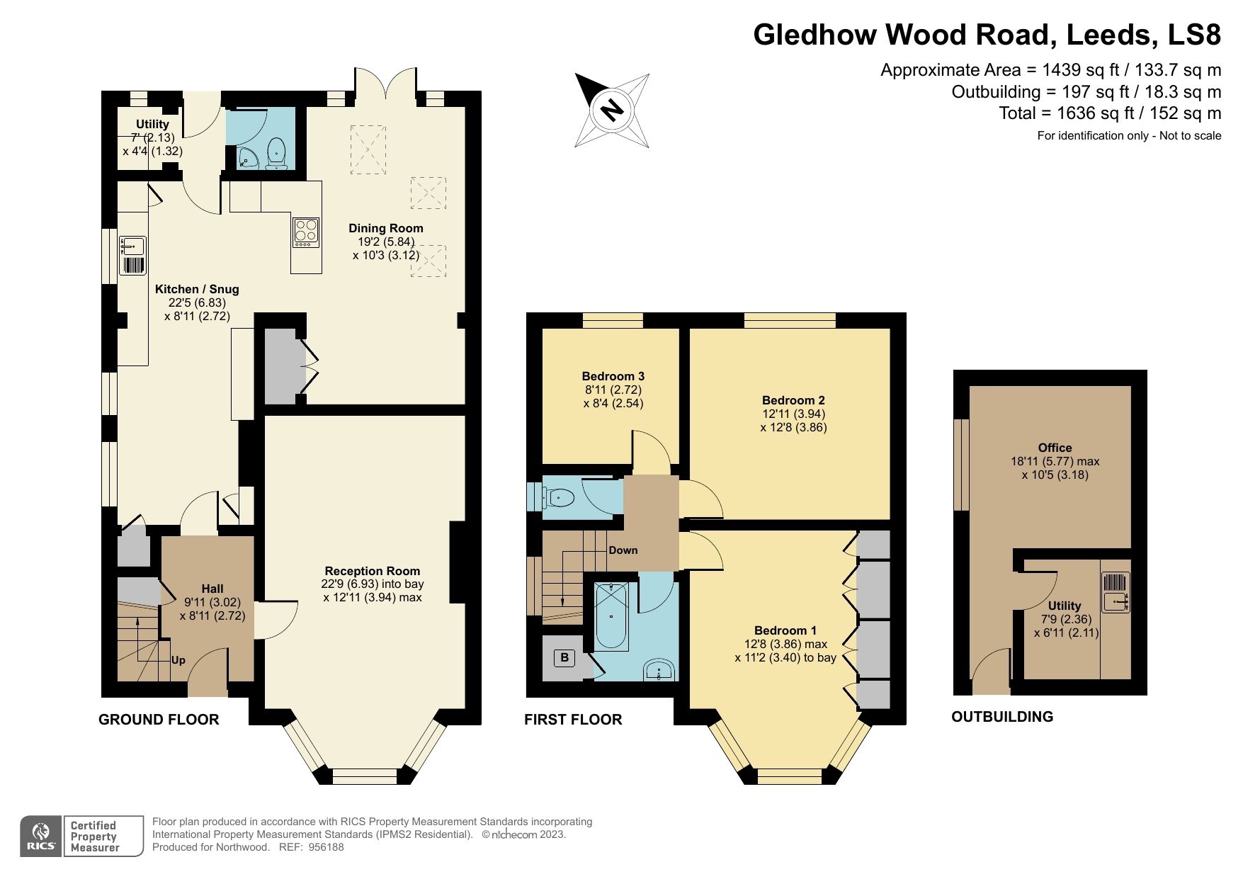 3 bed detached house for sale in Gledhow Wood Road, Oakwood, Leeds LS8 Zoopla