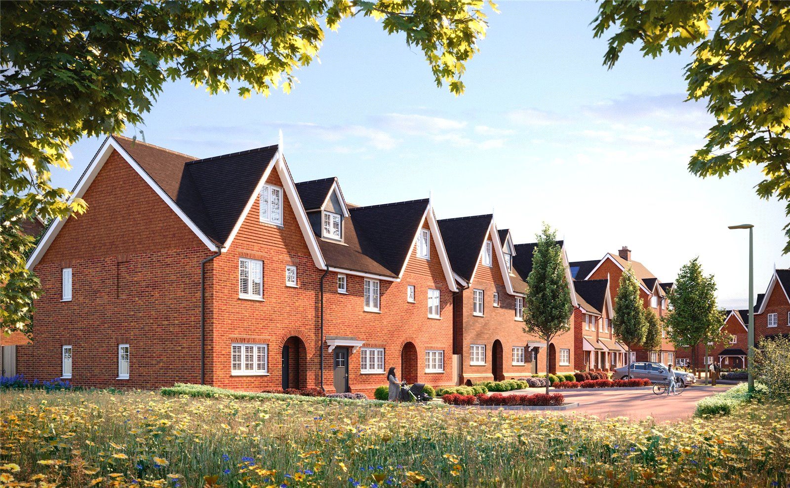 New home, 3 bed terraced house for sale in Day Close, Horley, Surrey