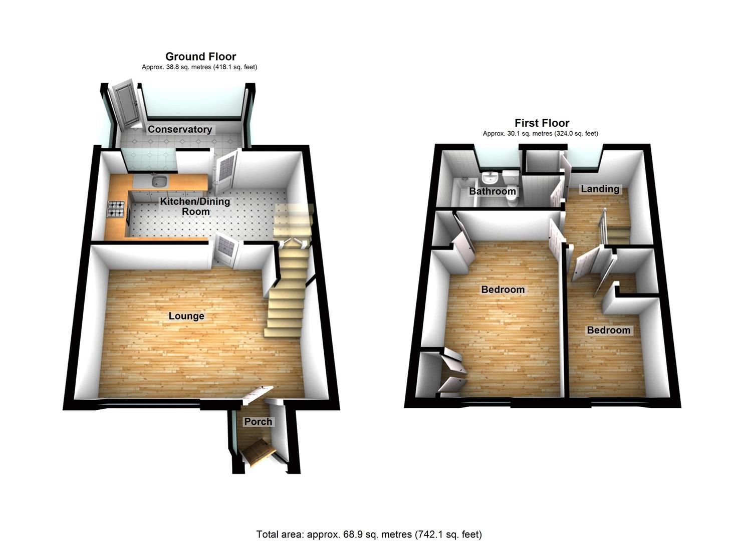 2 bed terraced house for sale in Wyngates, Leighton Buzzard LU7 Zoopla