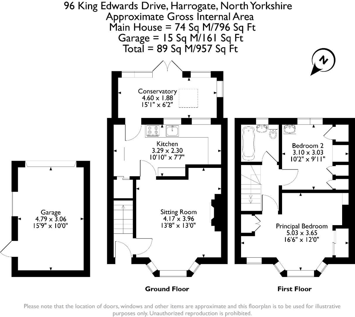 2 bed terraced house for sale in King Edwards Drive, Harrogate HG14Hn