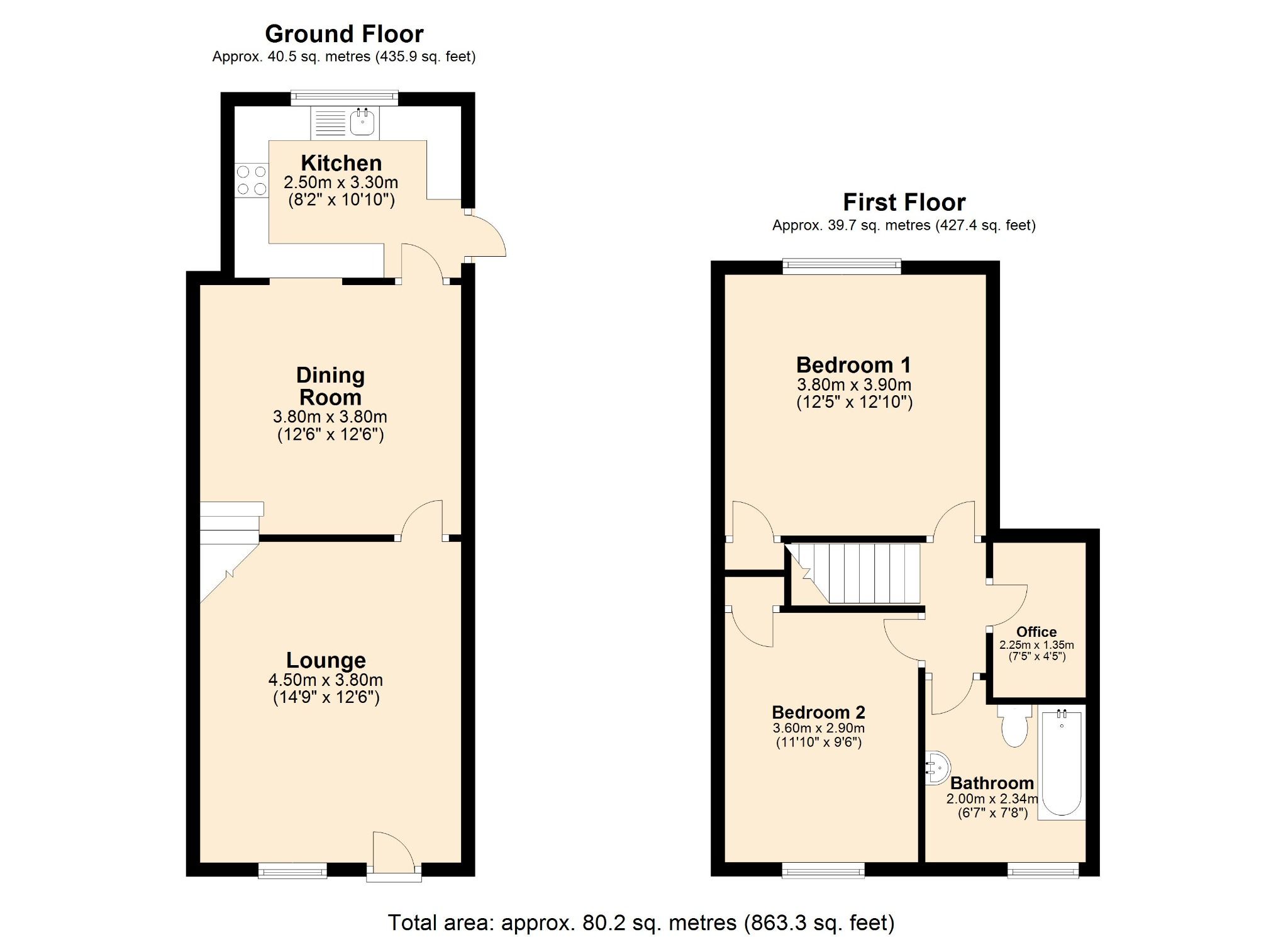 2 bed terraced house for sale in Ormskirk Road, Lancashire