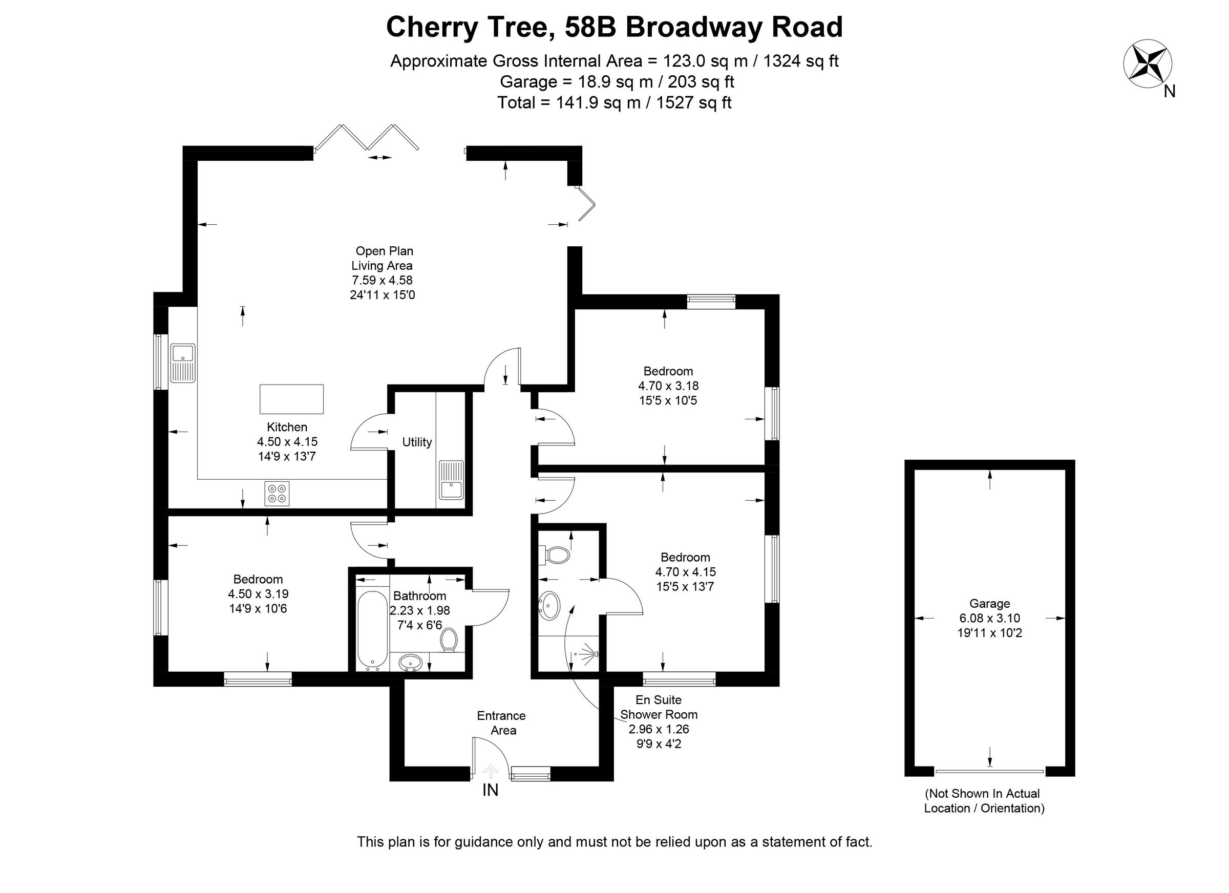 New home, 3 bed bungalow for sale in Broadway Road, Evesham WR11 Zoopla