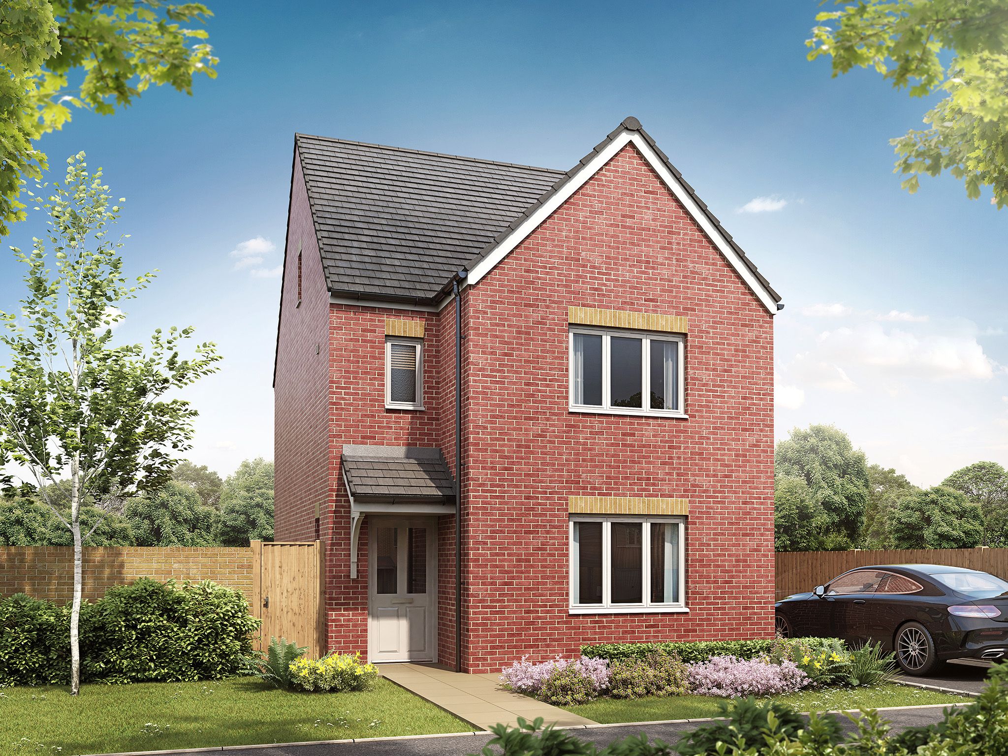New home, 4 bed detached house for sale in "The Lumley" at Higham Lane, Nuneaton CV11 Zoopla