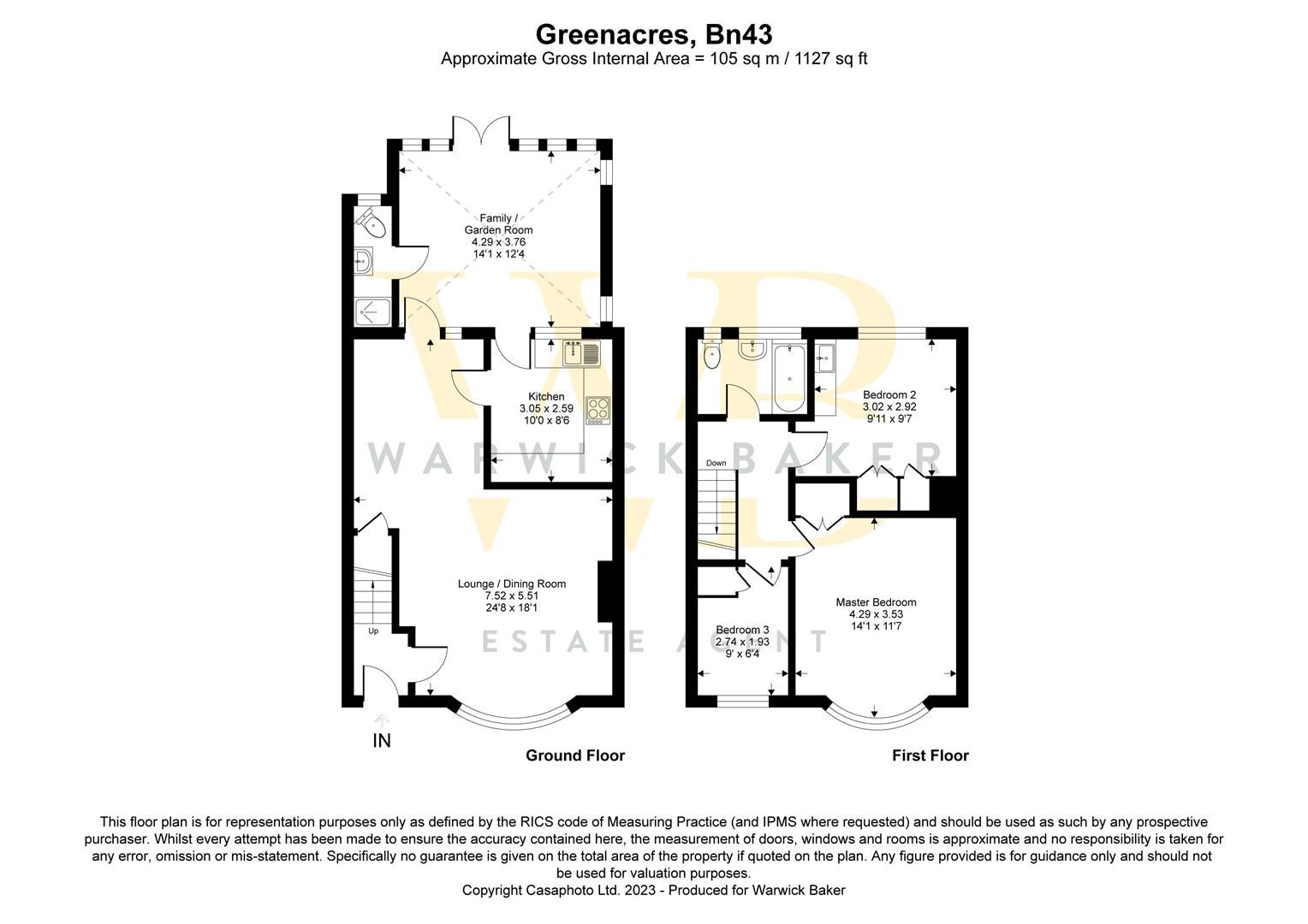 3 bed semidetached house for sale in Greenacres, ShorehamBySea BN43