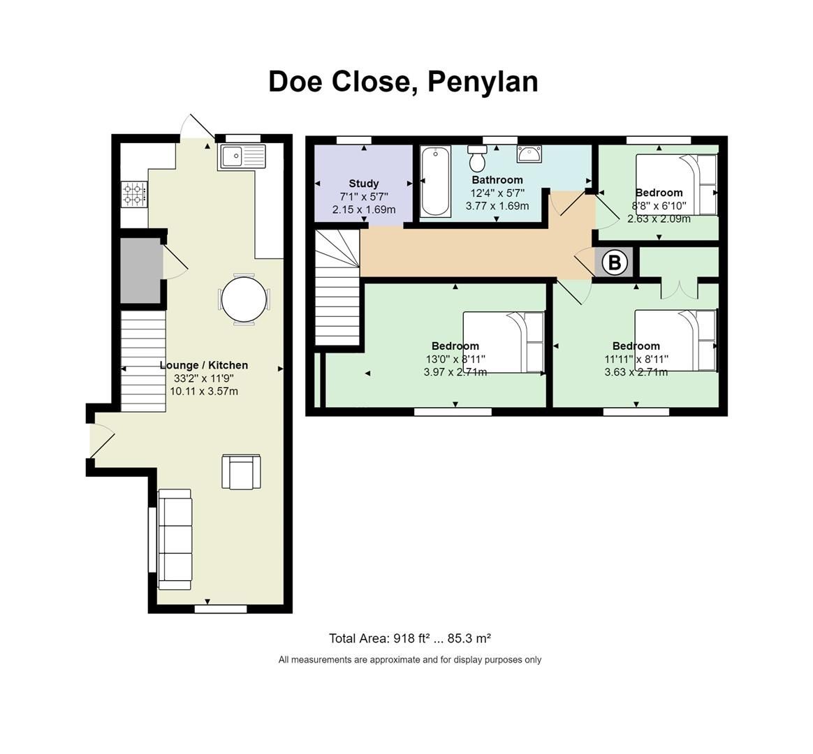 3 bed property to rent in Doe Close, Penylan, Cardiff CF23 Zoopla
