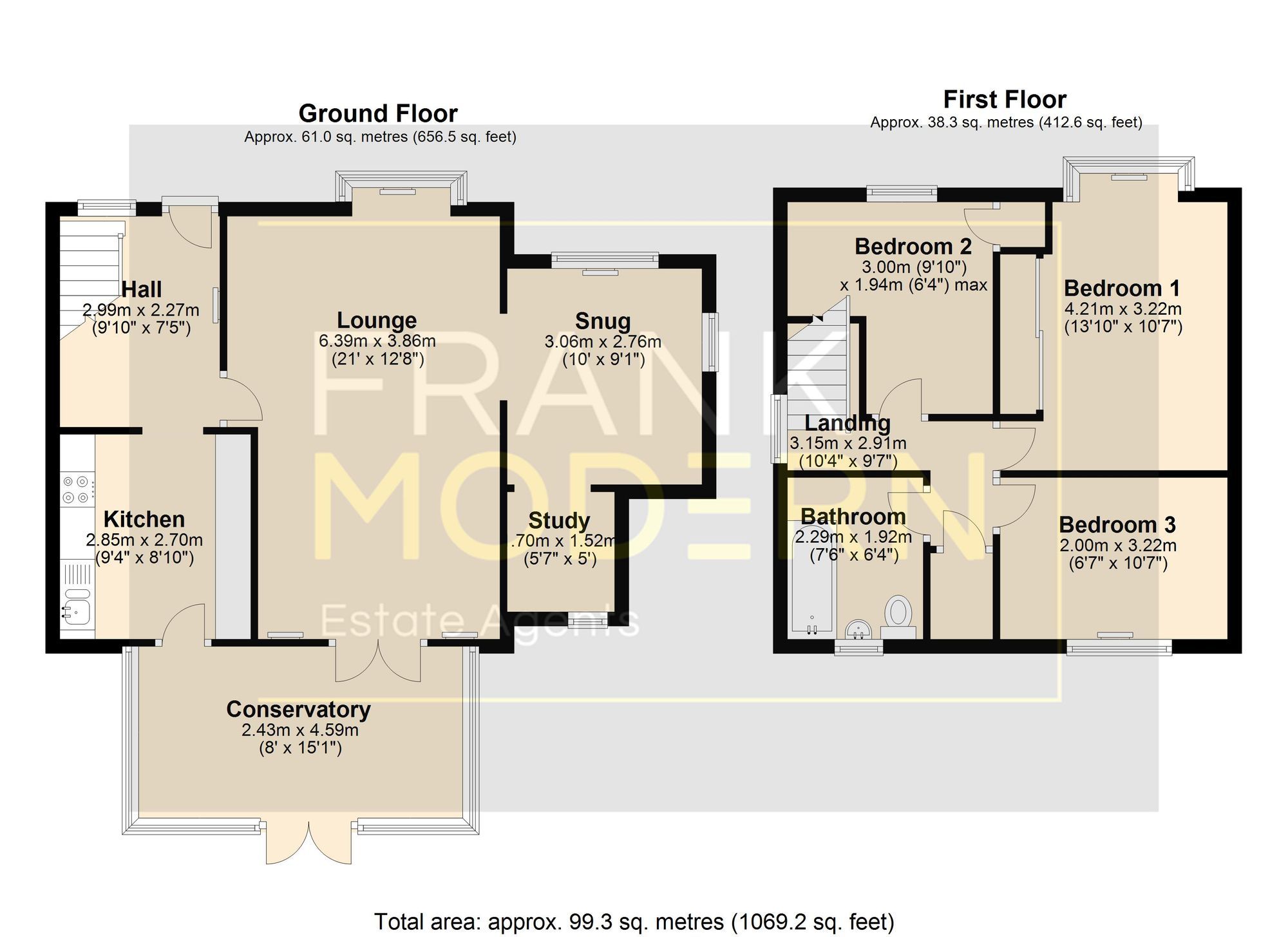 3 bed detached house for sale in Ringwood, Bretton PE3 Zoopla