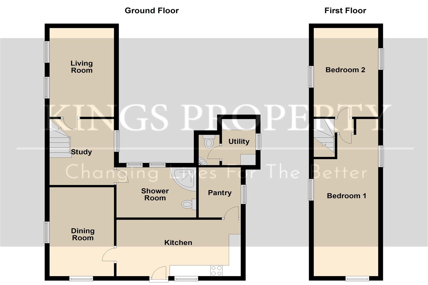 2 bed detached house for sale in Braintree Road, Shalford, Braintree