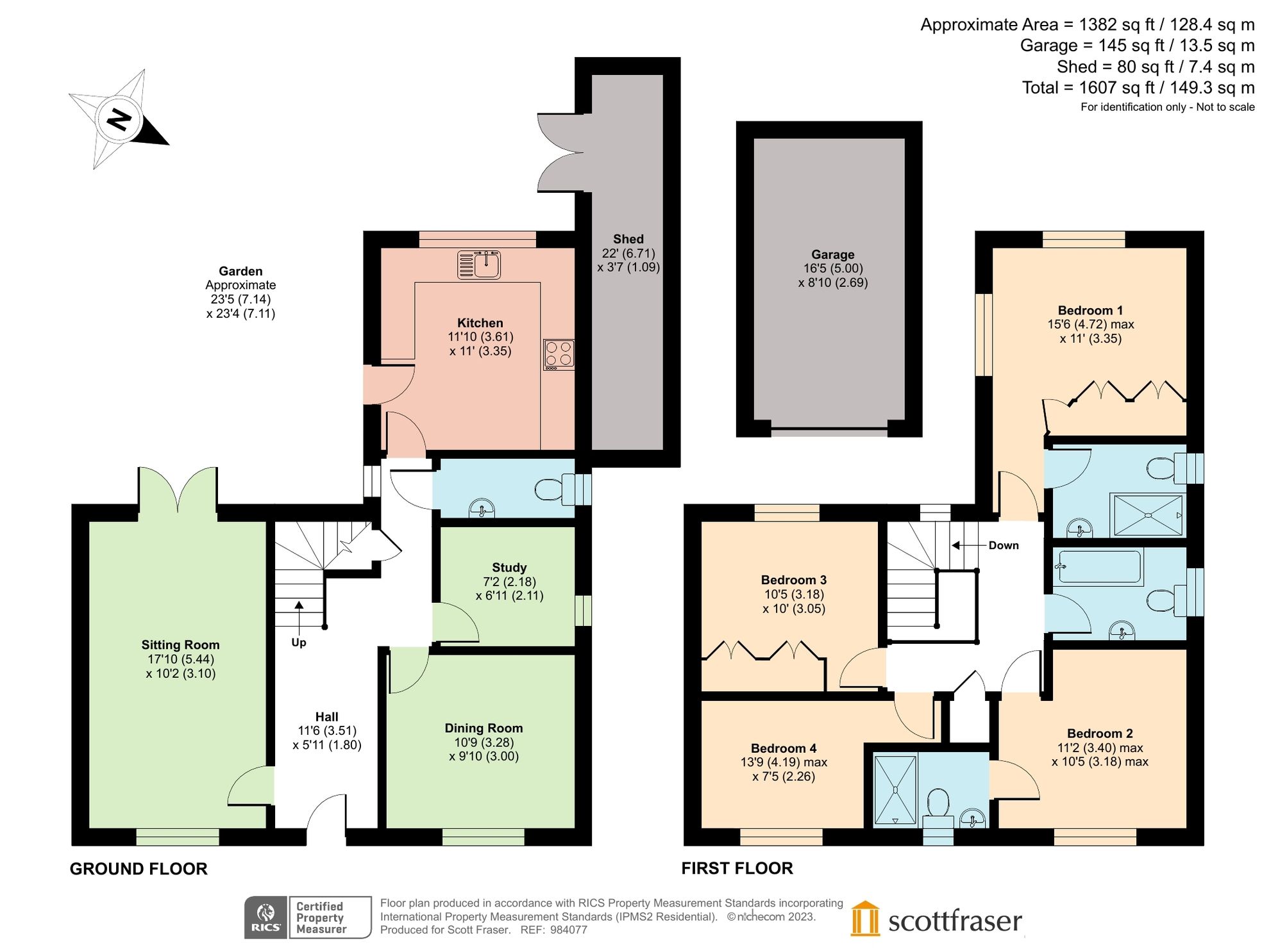 4 bed detached house for sale in Cherry Tree Way, Witney, Oxfordshire