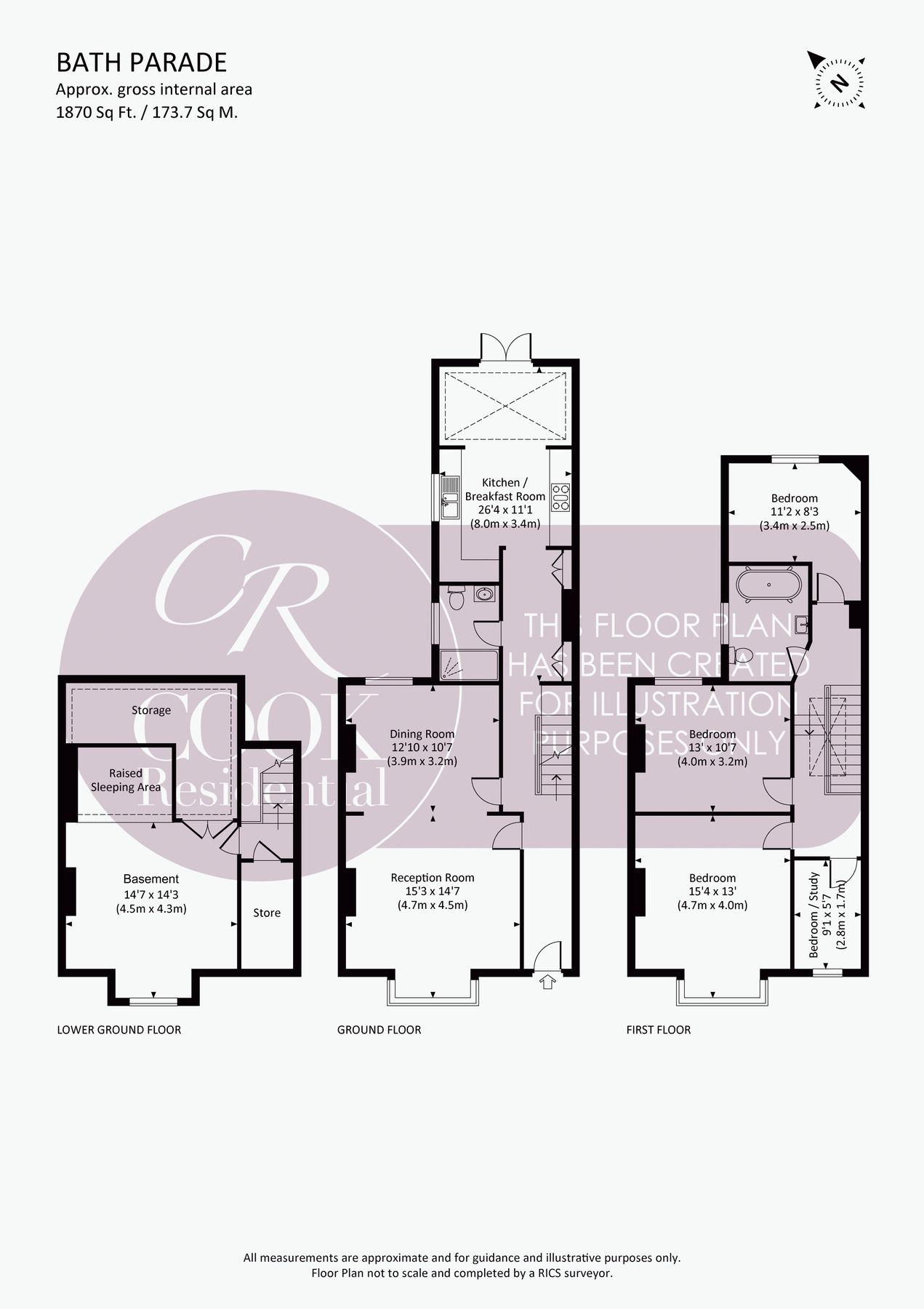 4 bed terraced house for sale in Bath Parade, Cheltenham GL53 Zoopla