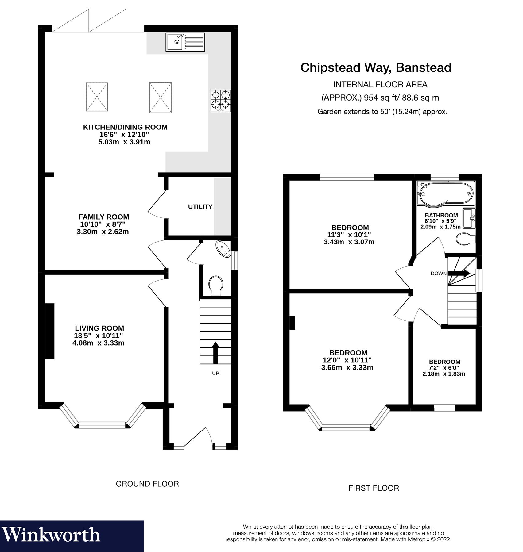 3 bed semidetached house for sale in Chipstead Way, Banstead, Surrey
