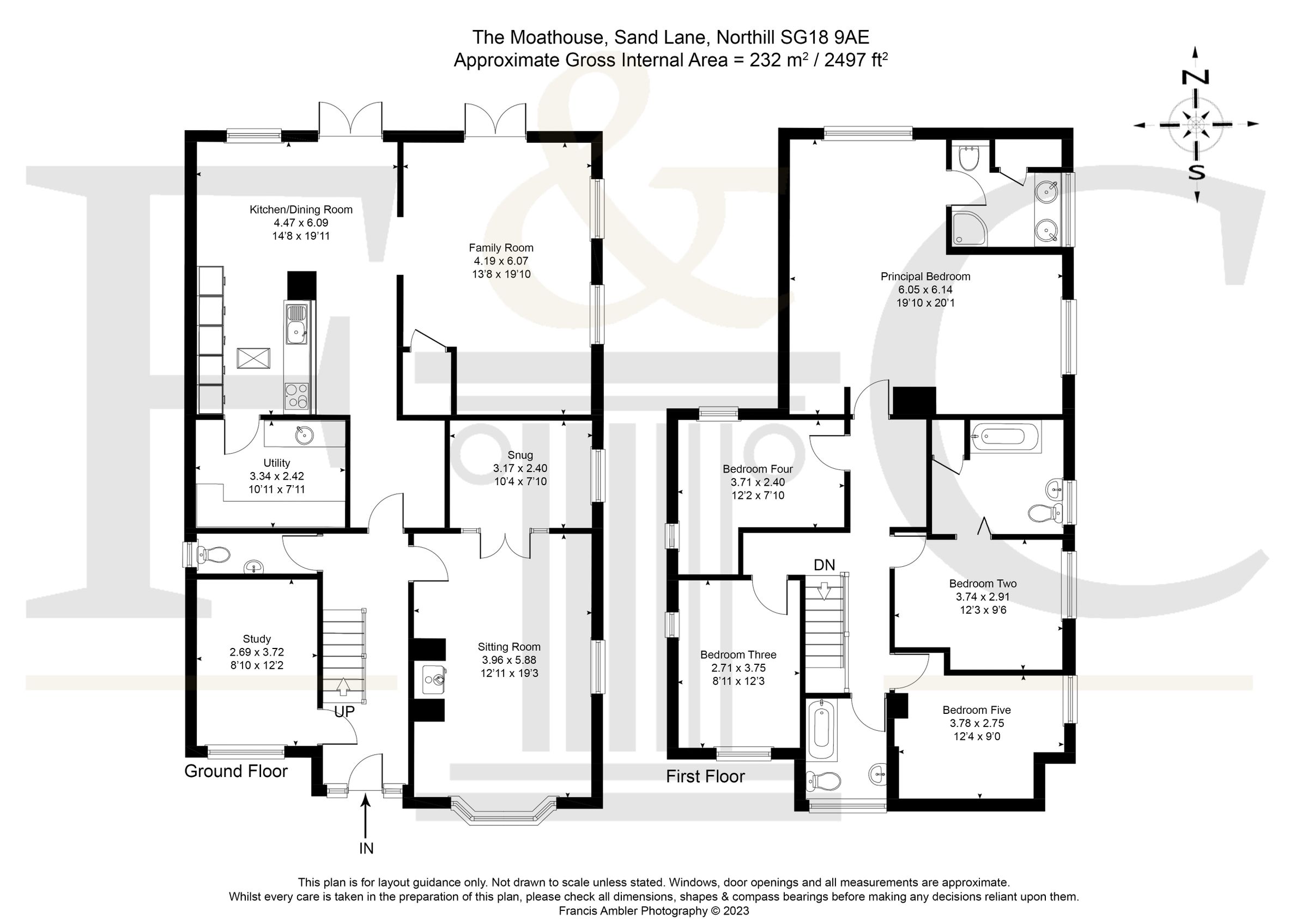 5 bed detached house for sale in Sand Lane, Northill, Biggleswade