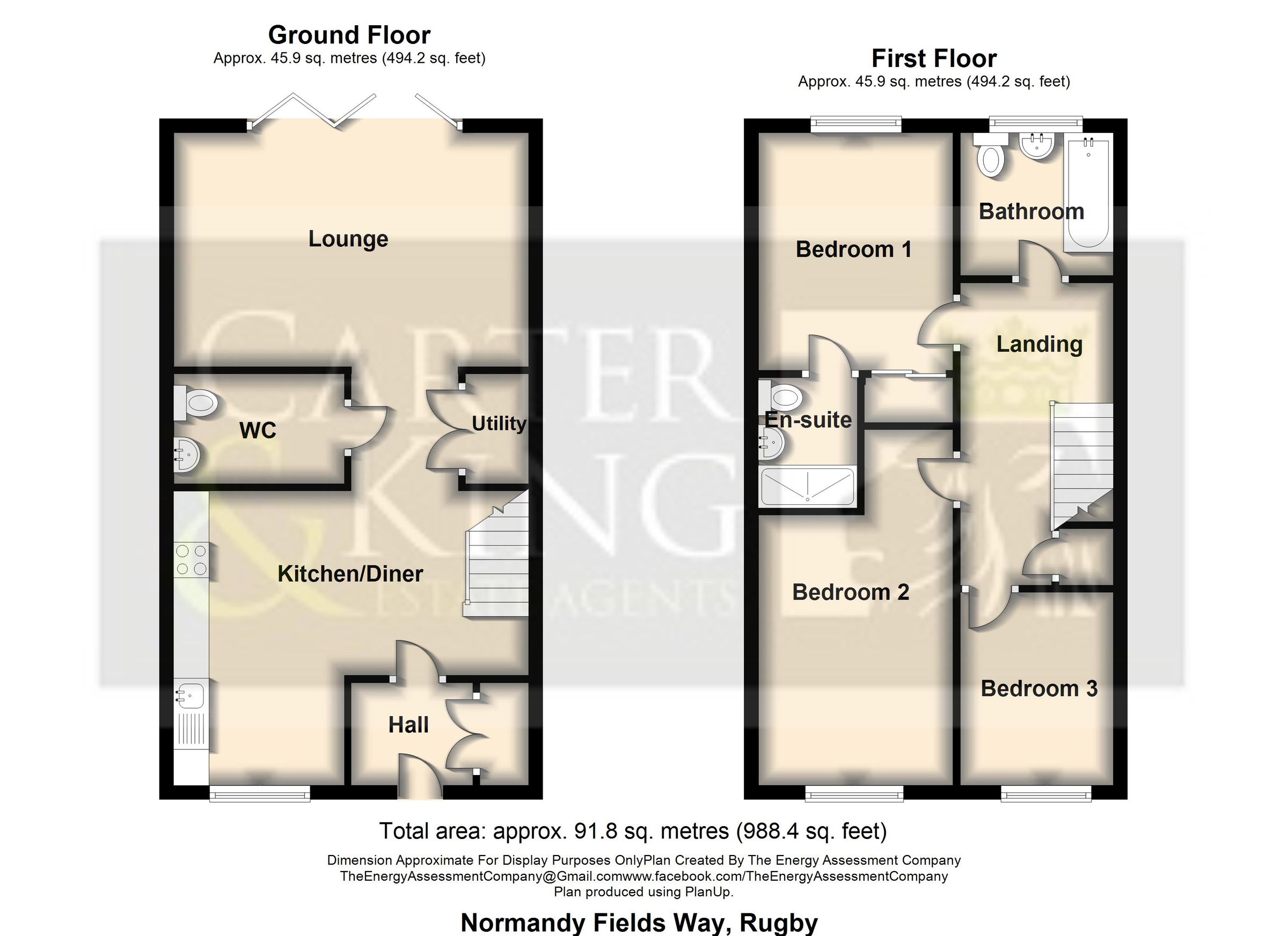 3 bed semidetached house for sale in Normandy Fields Way, Kilsby