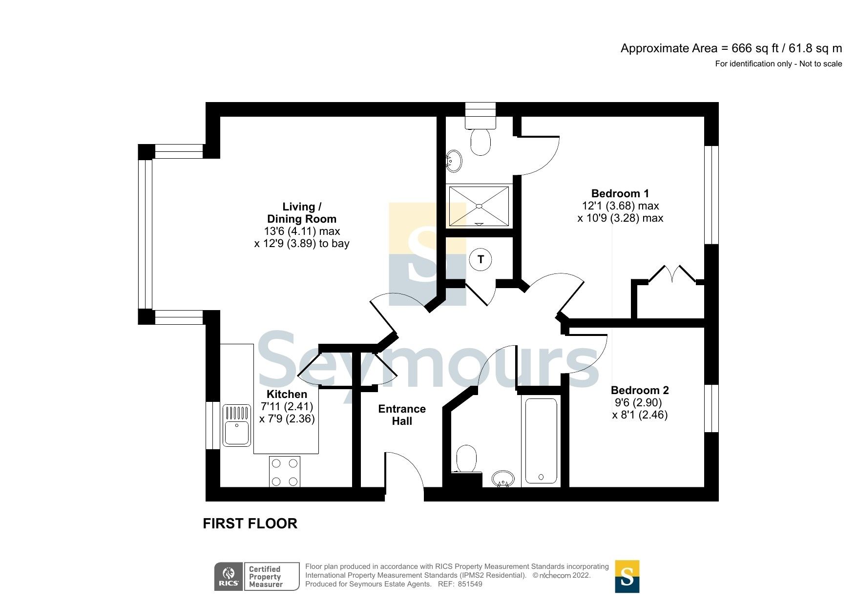 2 bed flat for sale in Barker Road, Chertsey KT16 Zoopla