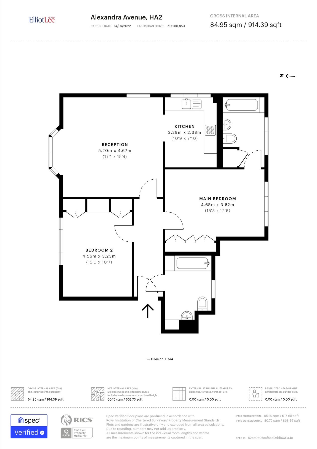 2 bed flat to rent in Clitheroe Court, Alexandra Avenue, Harrow