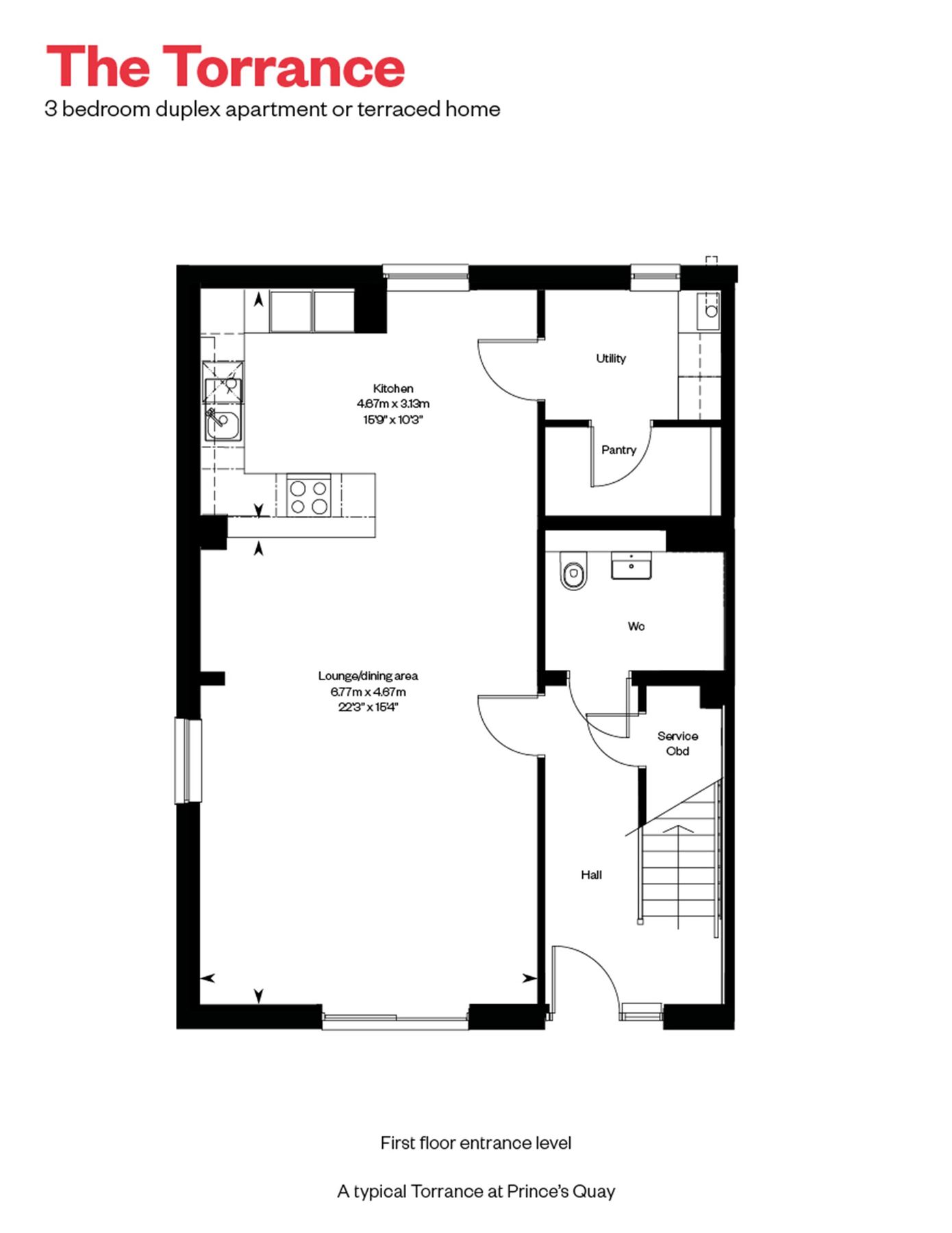 New home, 3 bed flat for sale in "Torrance" at Maclean Square, Govan
