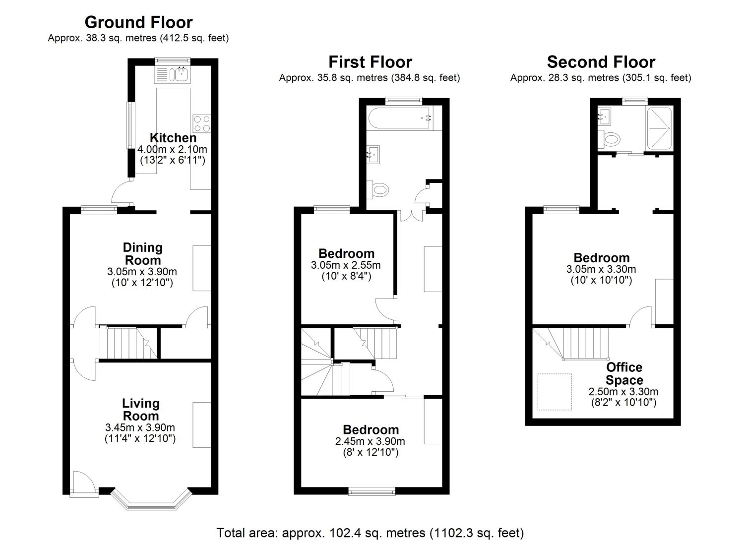 3 bed terraced house for sale in Strode Street, Egham, Surrey TW20 Zoopla