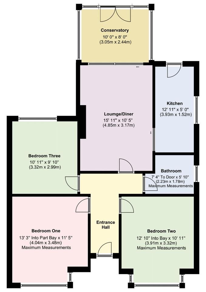 3 bed semidetached bungalow for sale in The Downsway, Portchester
