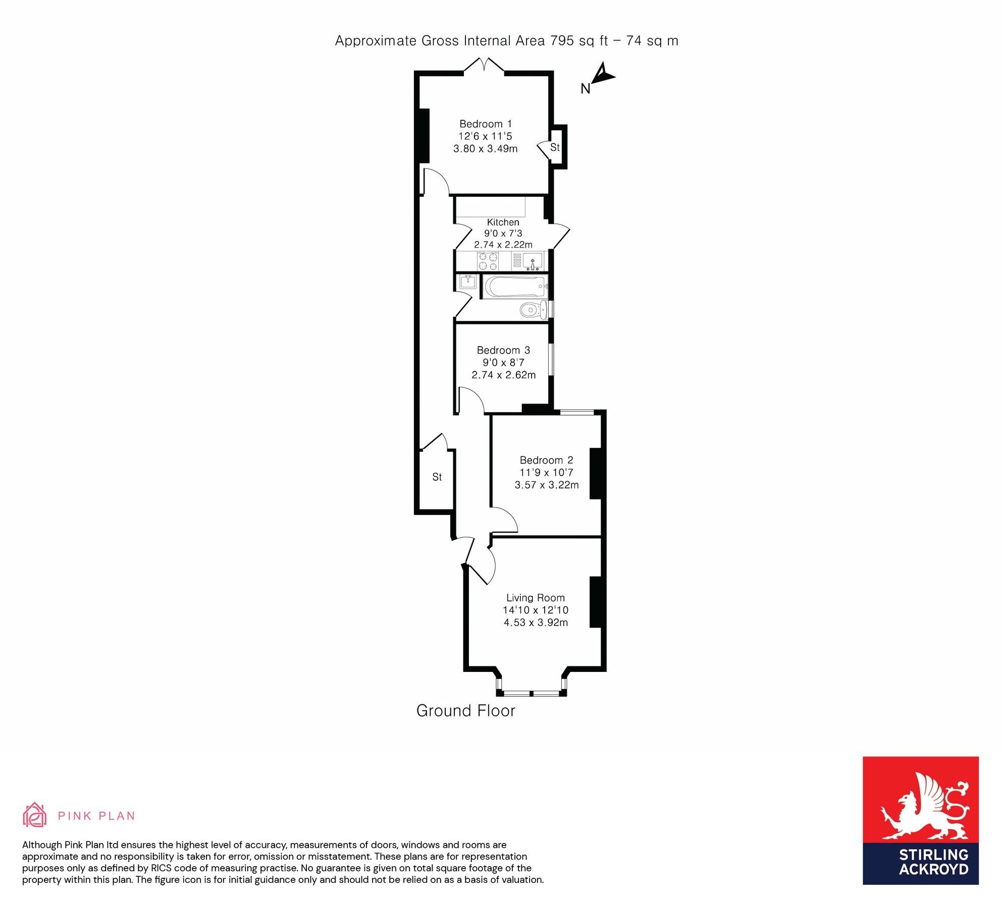 3 bed flat for sale in Clive Road, London SE21 Zoopla