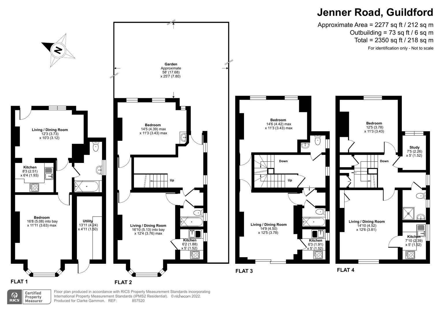 4 bed town house for sale in Jenner Road, Guildford GU1 Zoopla