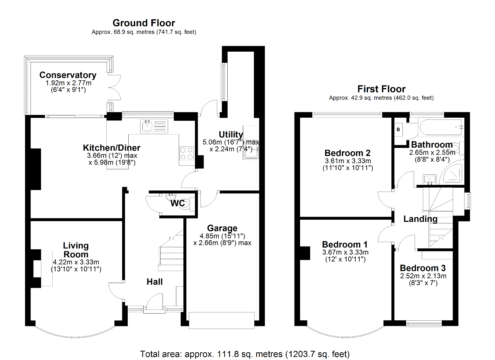 3 bed semidetached house for sale in Mason Road, Headless Cross