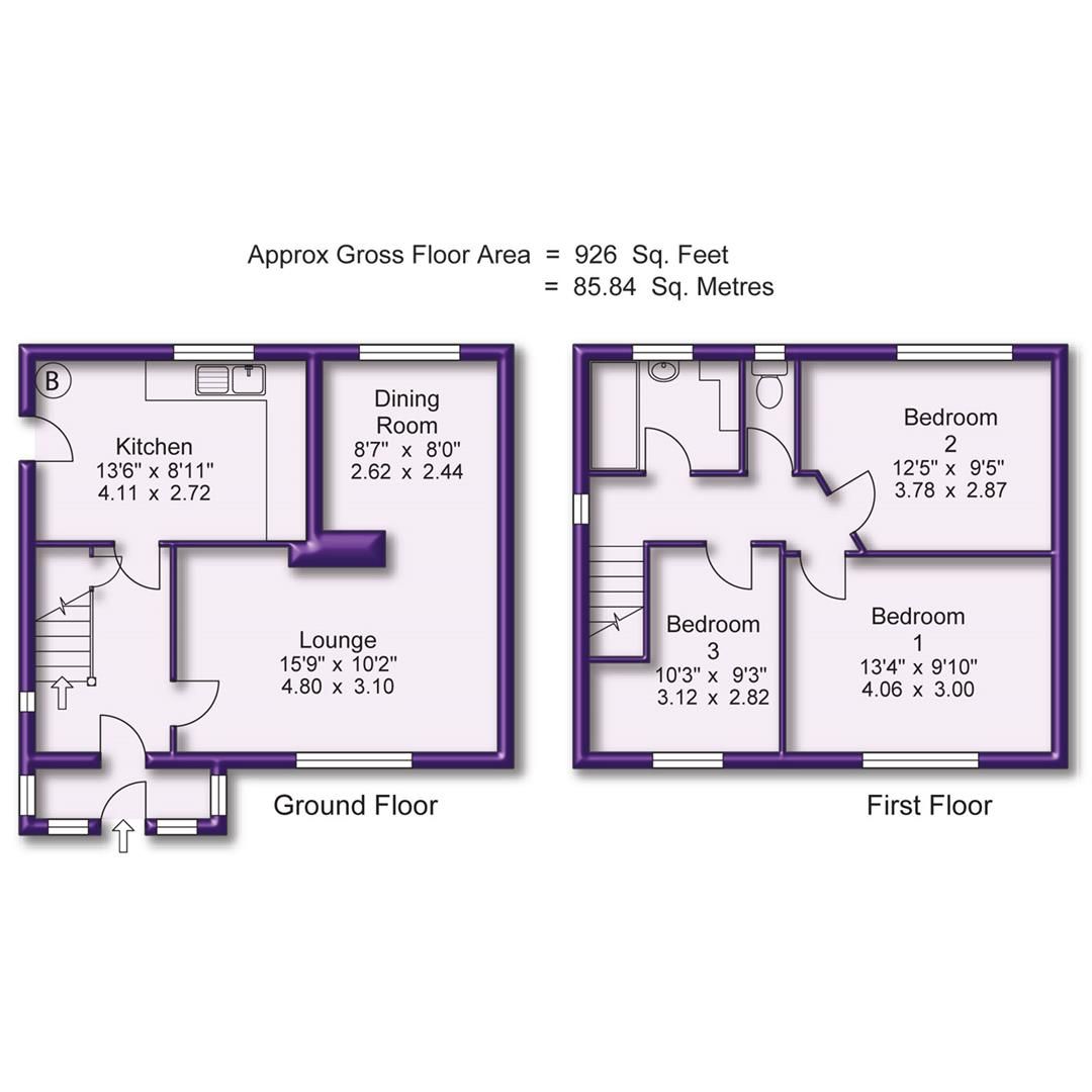 3 bed semidetached house for sale in Swanage Avenue, Wythenshawe