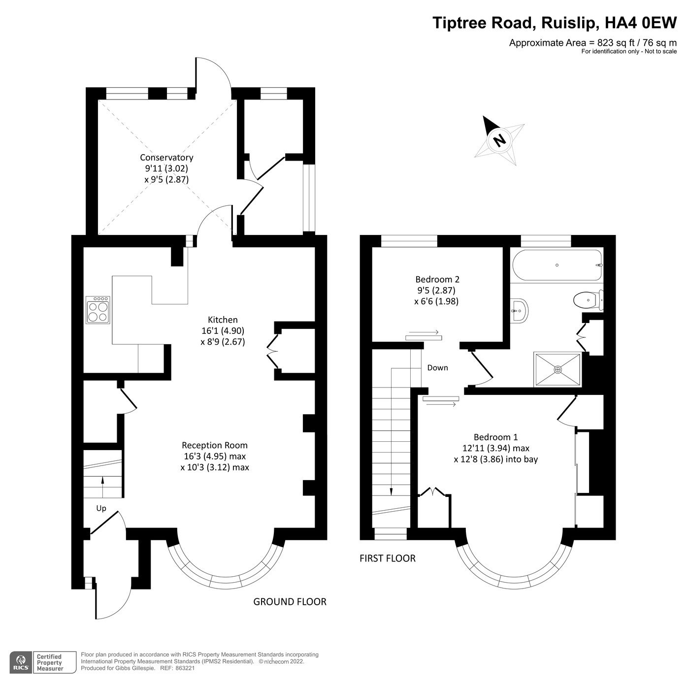 2 bed terraced house for sale in Tiptree Road, Ruislip, Middlesex HA4