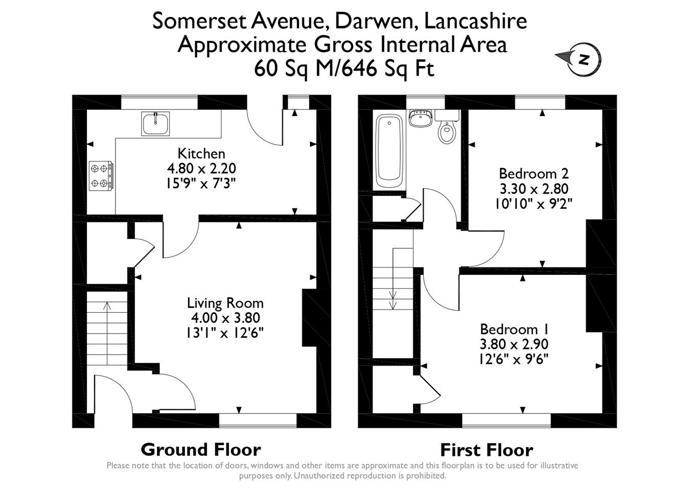 2 bed terraced house for sale in Somerset Avenue, Darwen BB3 Zoopla