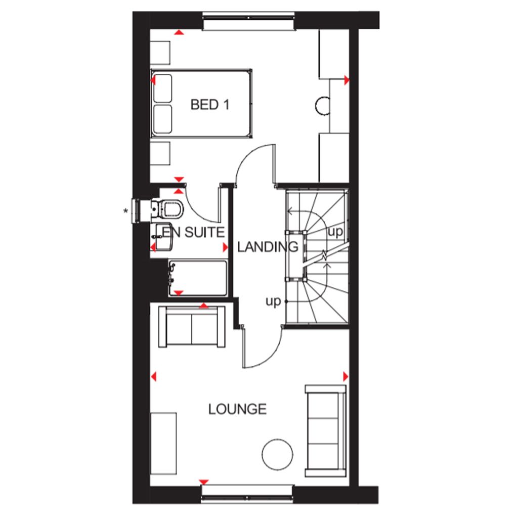 New home, 4 bed semidetached house for sale in "Haversham" at Kirby