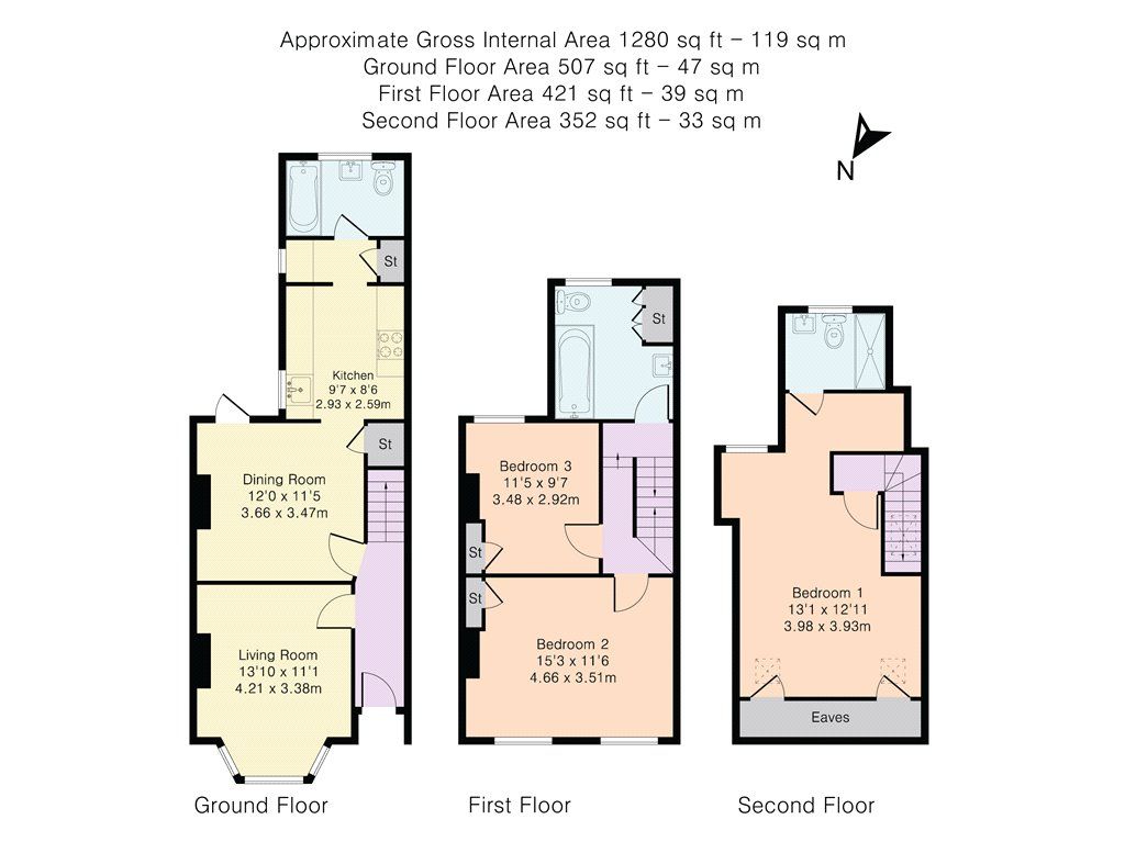 3 bed terraced house for sale in Staines Road, Twickenham TW2 Zoopla