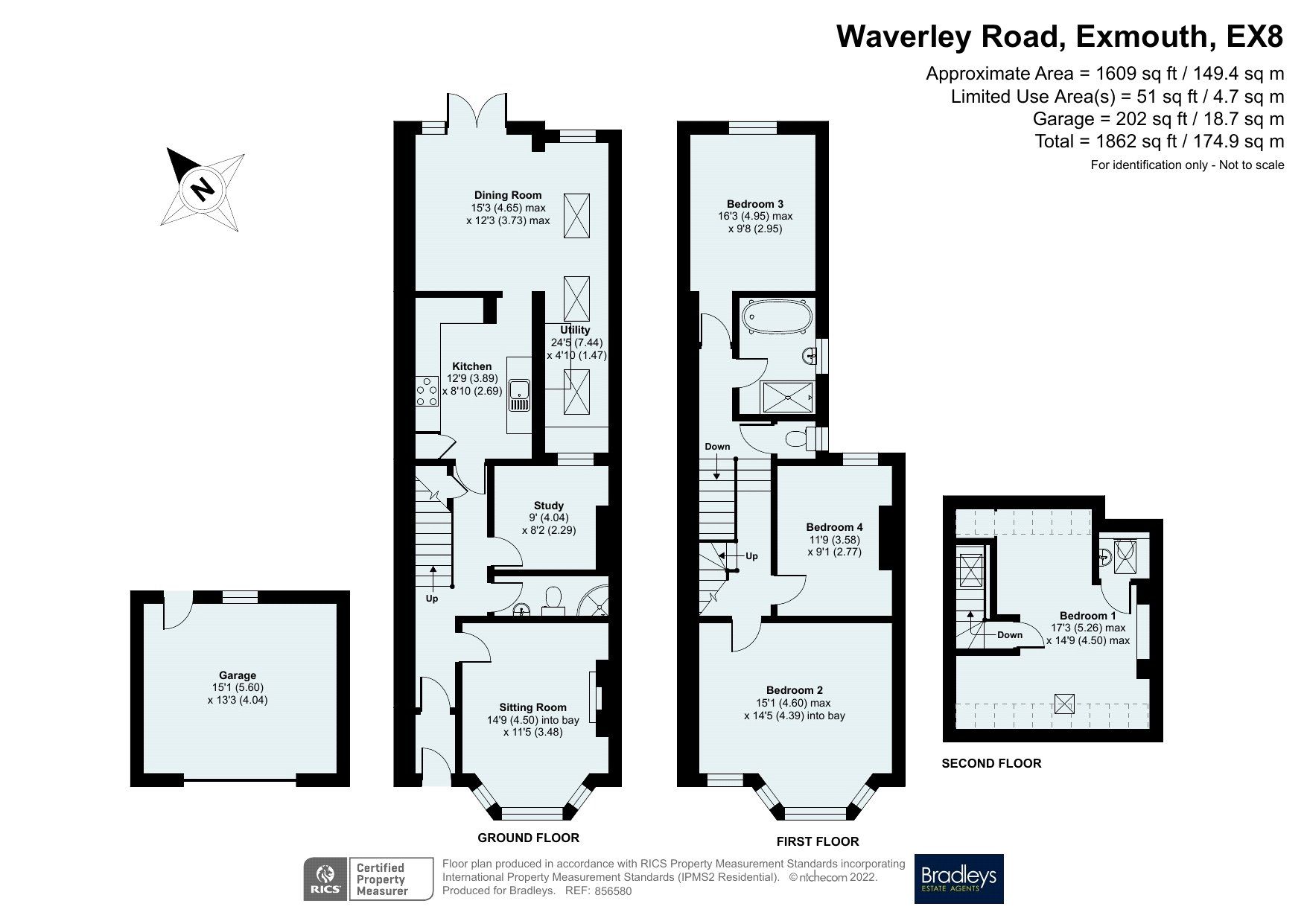 4 bed terraced house for sale in Waverley Road, Exmouth, Devon EX8 Zoopla