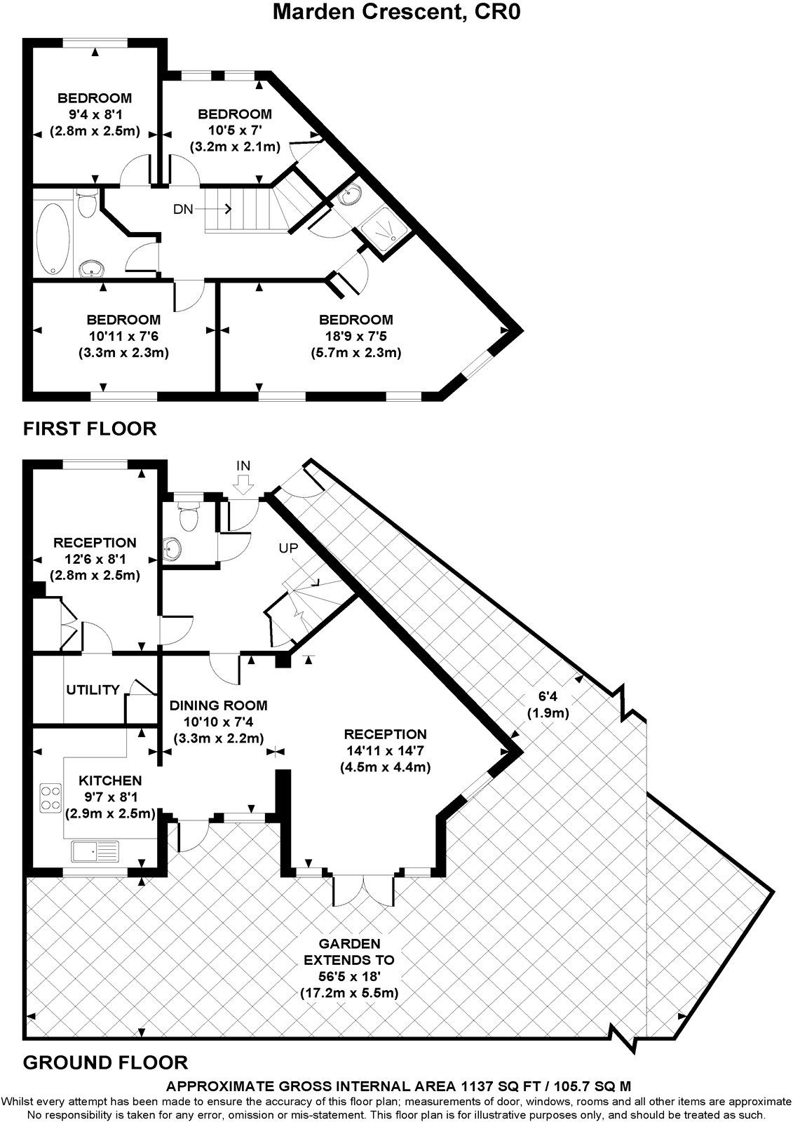 4 bed detached house for sale in Marden Crescent, Croydon, Surrey CR0