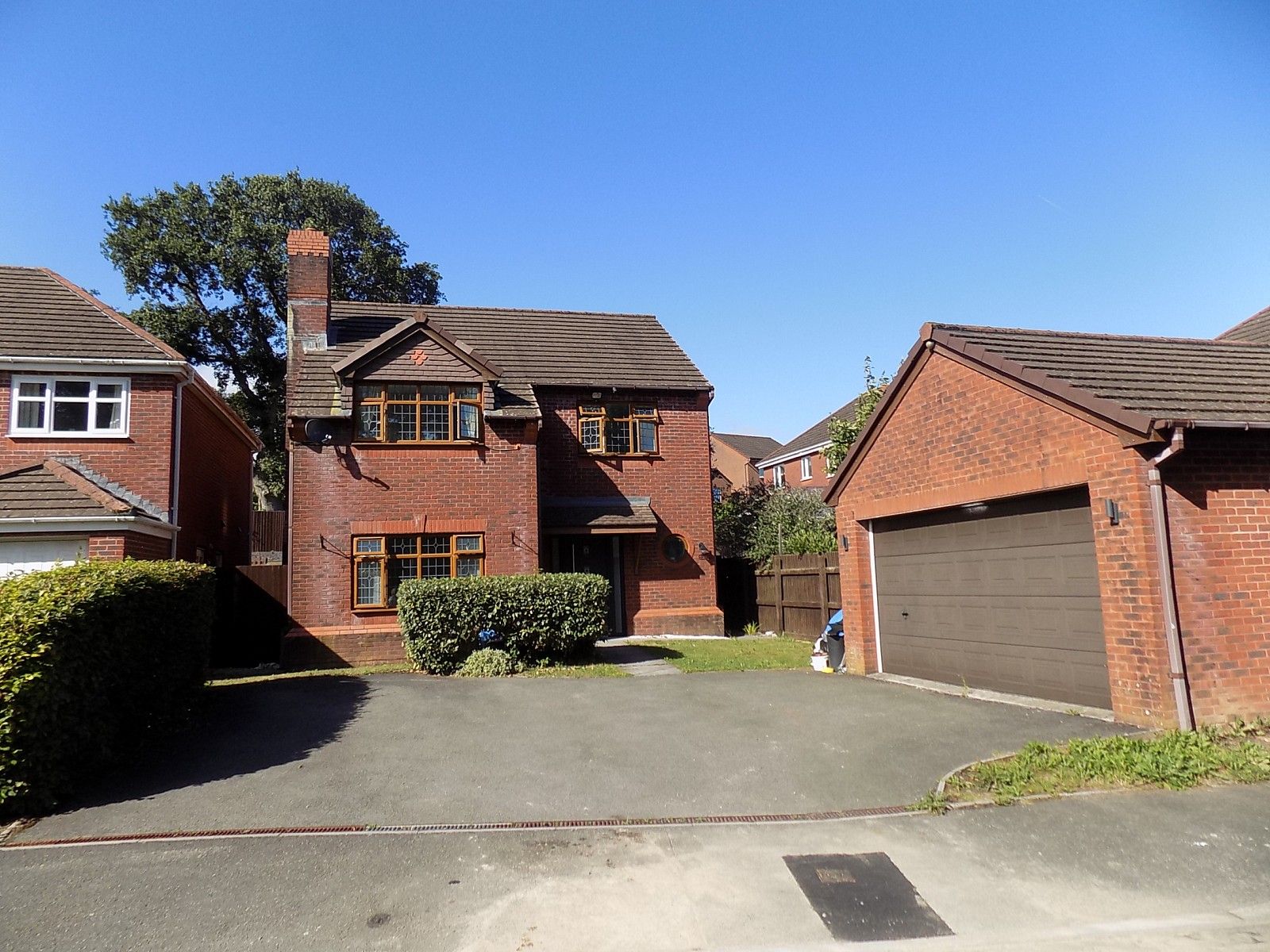 4 bed detached house for sale in Deri Cochion, Pencoed, Bridgend County