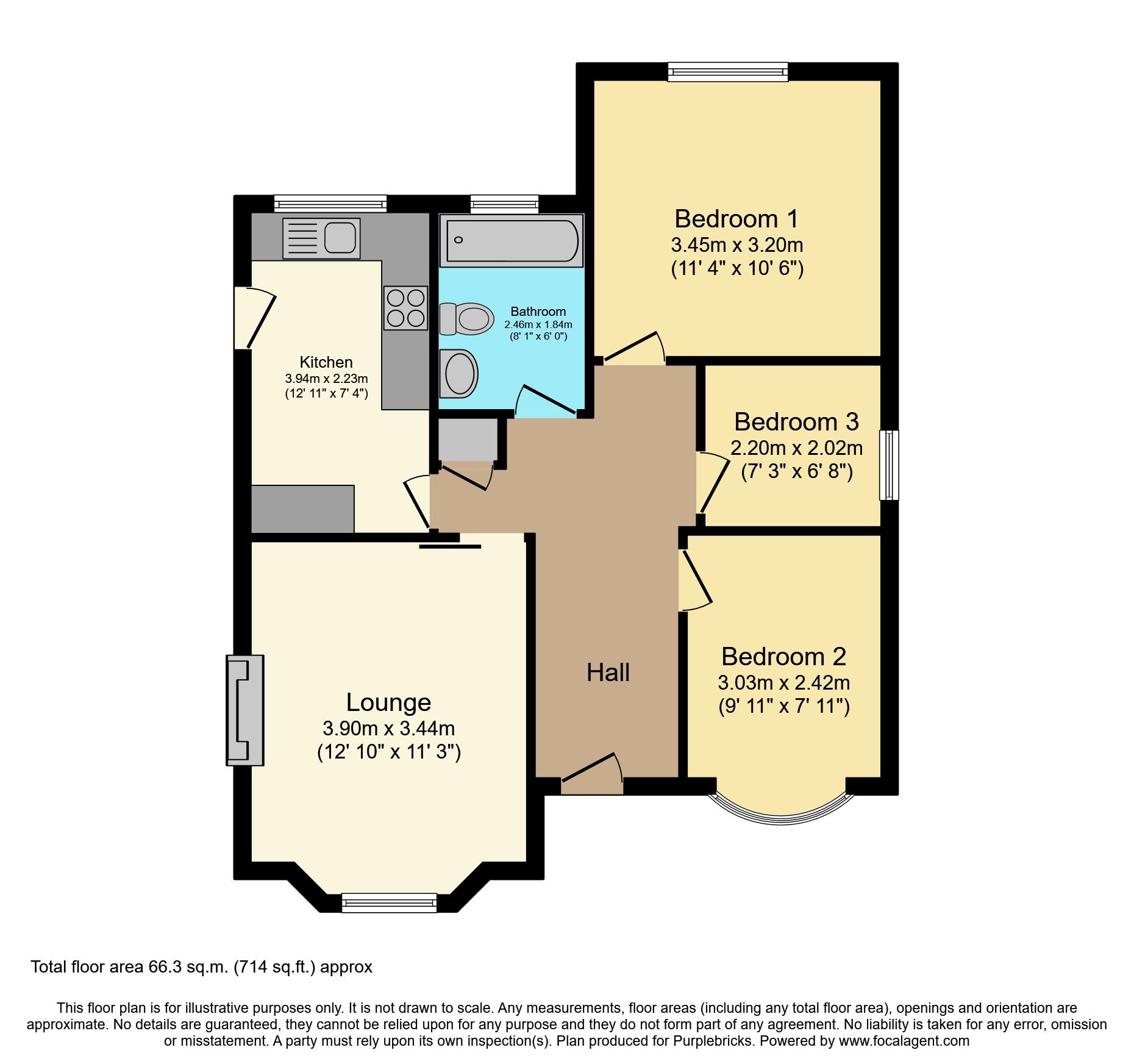 3 bed detached bungalow for sale in Westmorland Avenue, Clough Hall