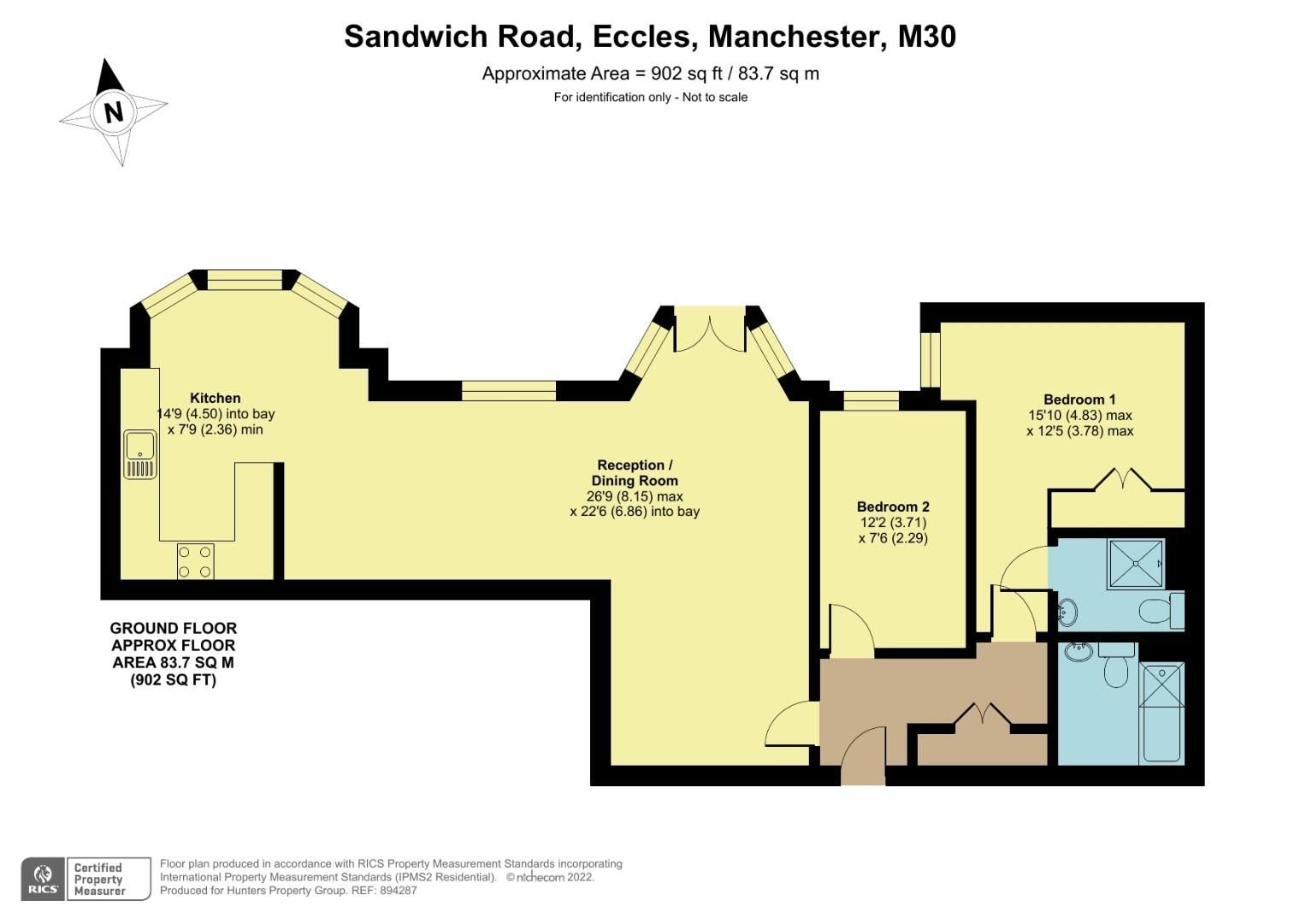 2 bed flat for sale in Ellesmere House, Eccles, Manchester M30 Zoopla